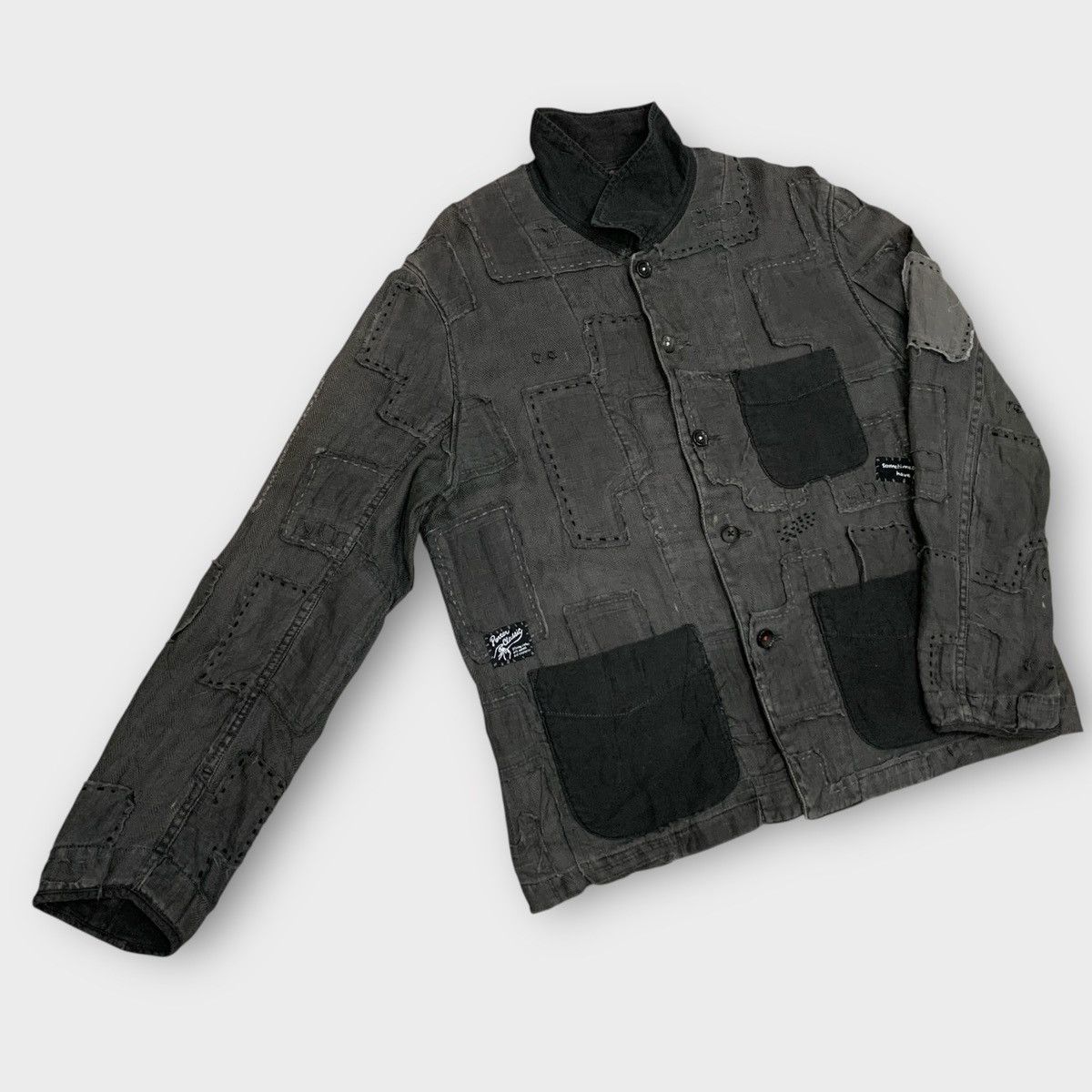 Porter Classic PORTER CLASSIC PATCH FRENCH WORK BORO JACKET SASHIKO Size US M / EU 48-50 / 2 - 6 Thumbnail