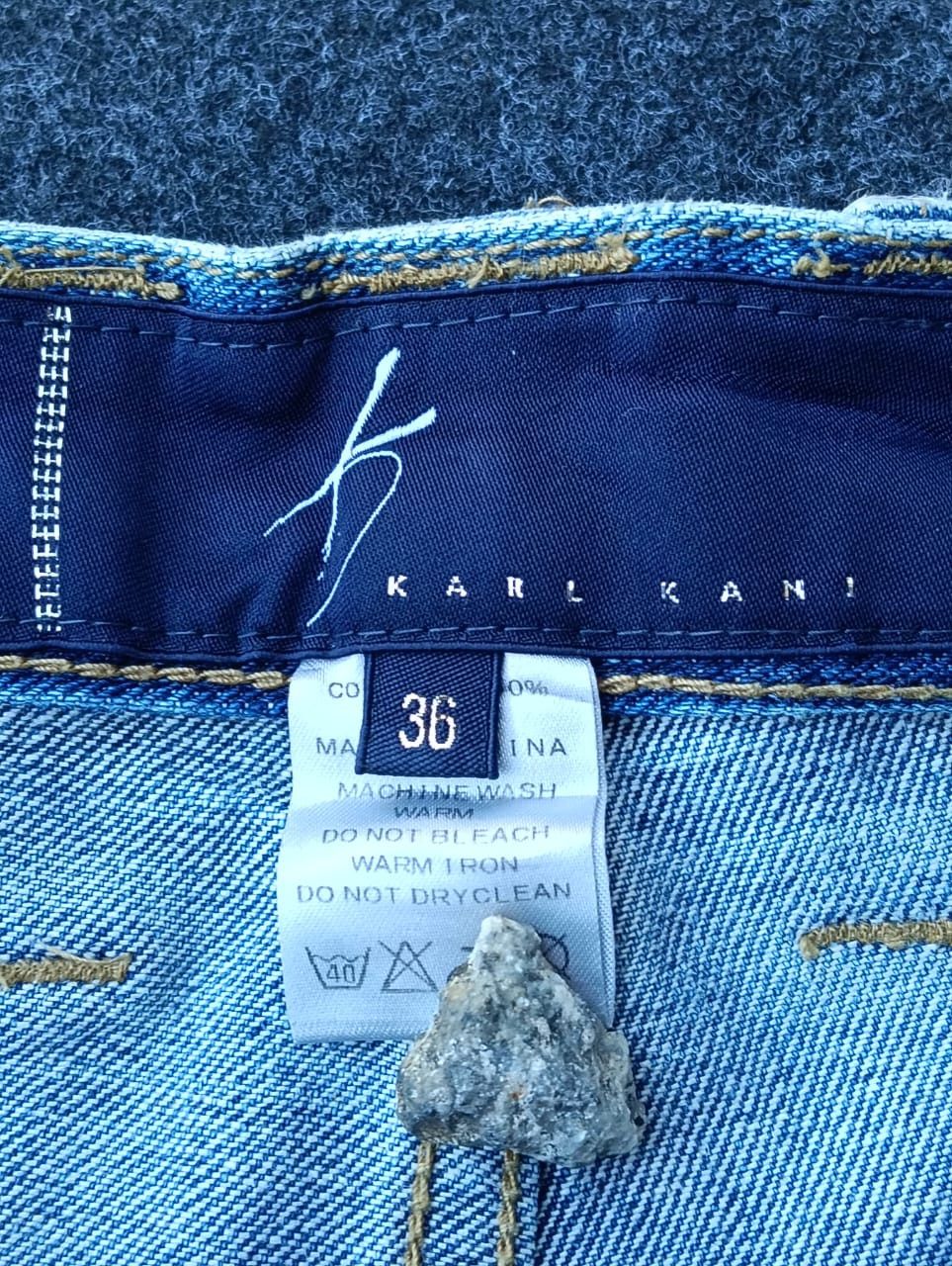 Karl Kani 90s Hip hop Karl Kani Baggy skater jeans distressed wash W36 Size US 36 / EU 52 - 3 Thumbnail