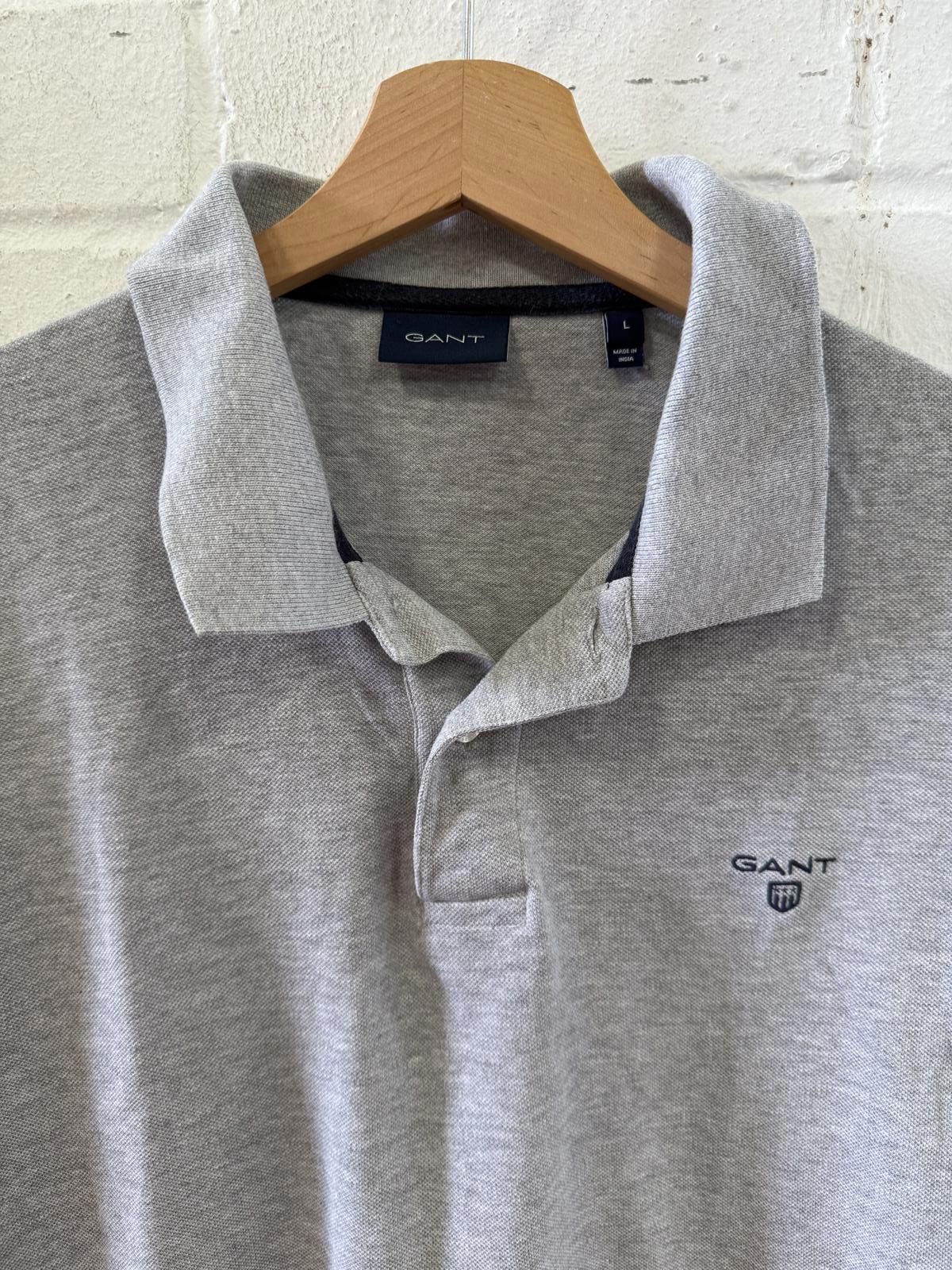 Gant GANT Men's Grey Polo Shirt - Stylish and Versatile Size US L / EU 52-54 / 3 - 4 Thumbnail