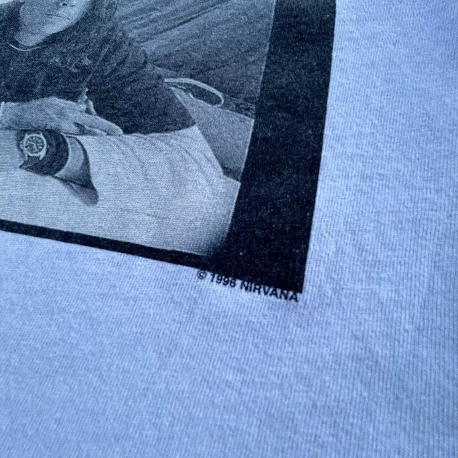 Vintage Nirvana Shirt Mens Medium Spell Out Kurt