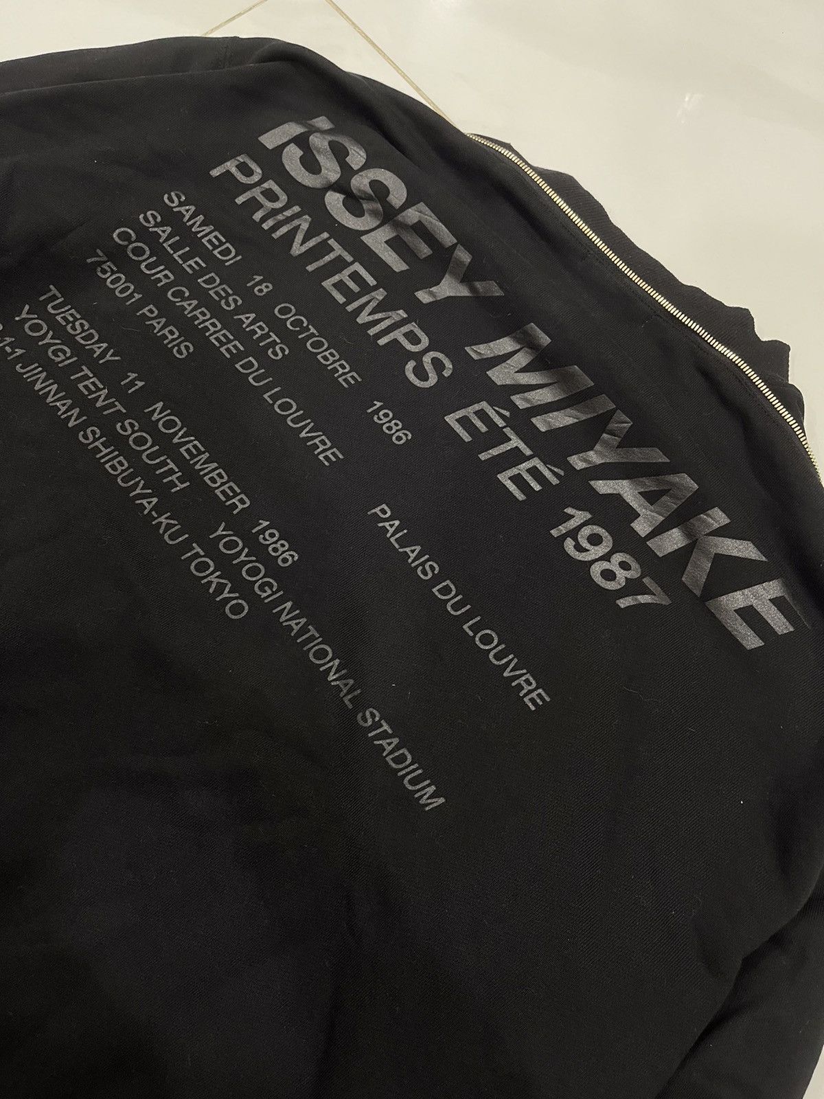 Issey Miyake × Japanese Brand ❗RARE❗Issey Miyake 1987 Sweater black Staff backzip Size US S / EU 44-46 / 1 - 8 Thumbnail