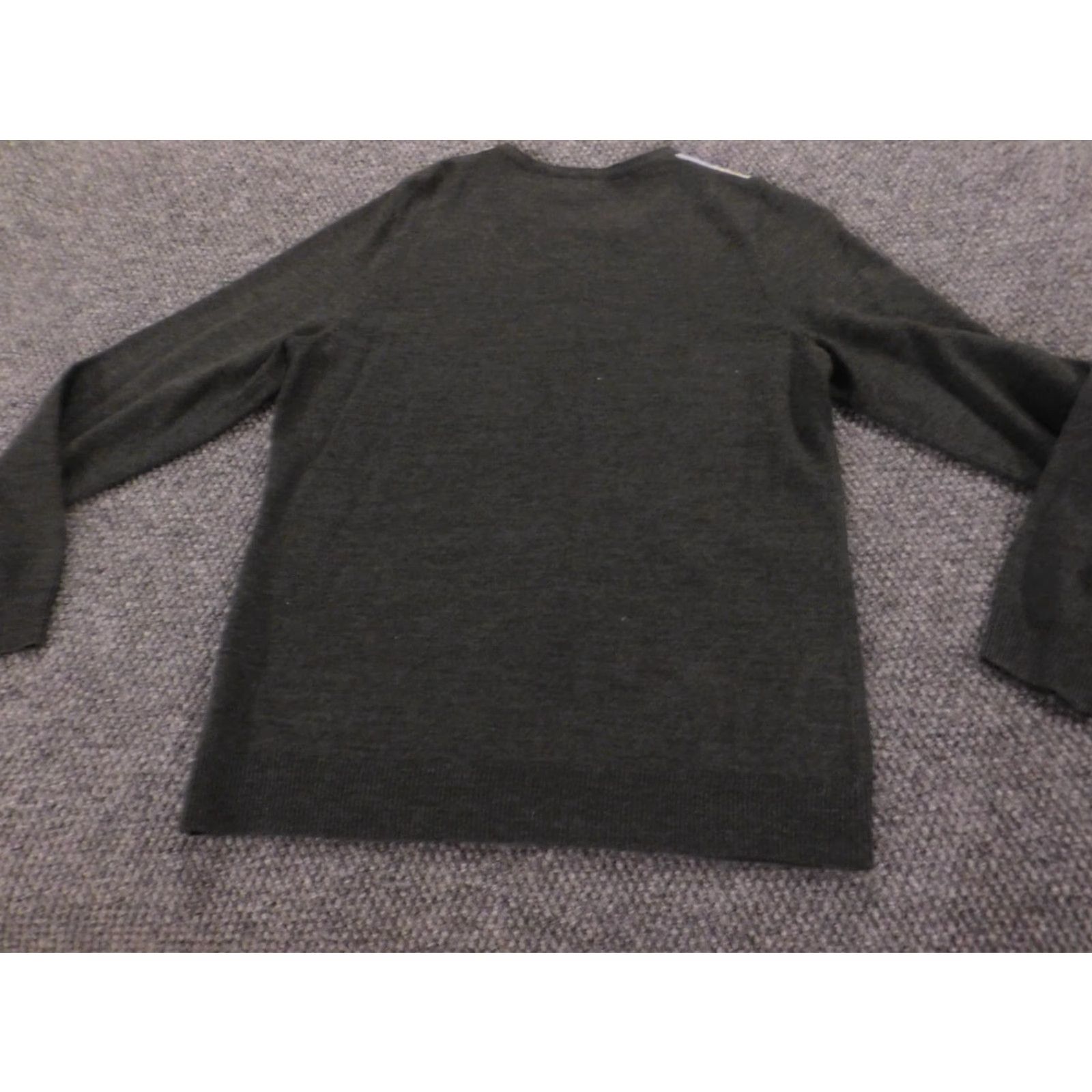 Croft & Barrow Croft & Barrow Womens Cardigan Sweater M Gray V-Neck Button Stretch Raglan Long Sleeve Knit Chunky Size M / US 6-8 / IT 42-44 - 7 Thumbnail