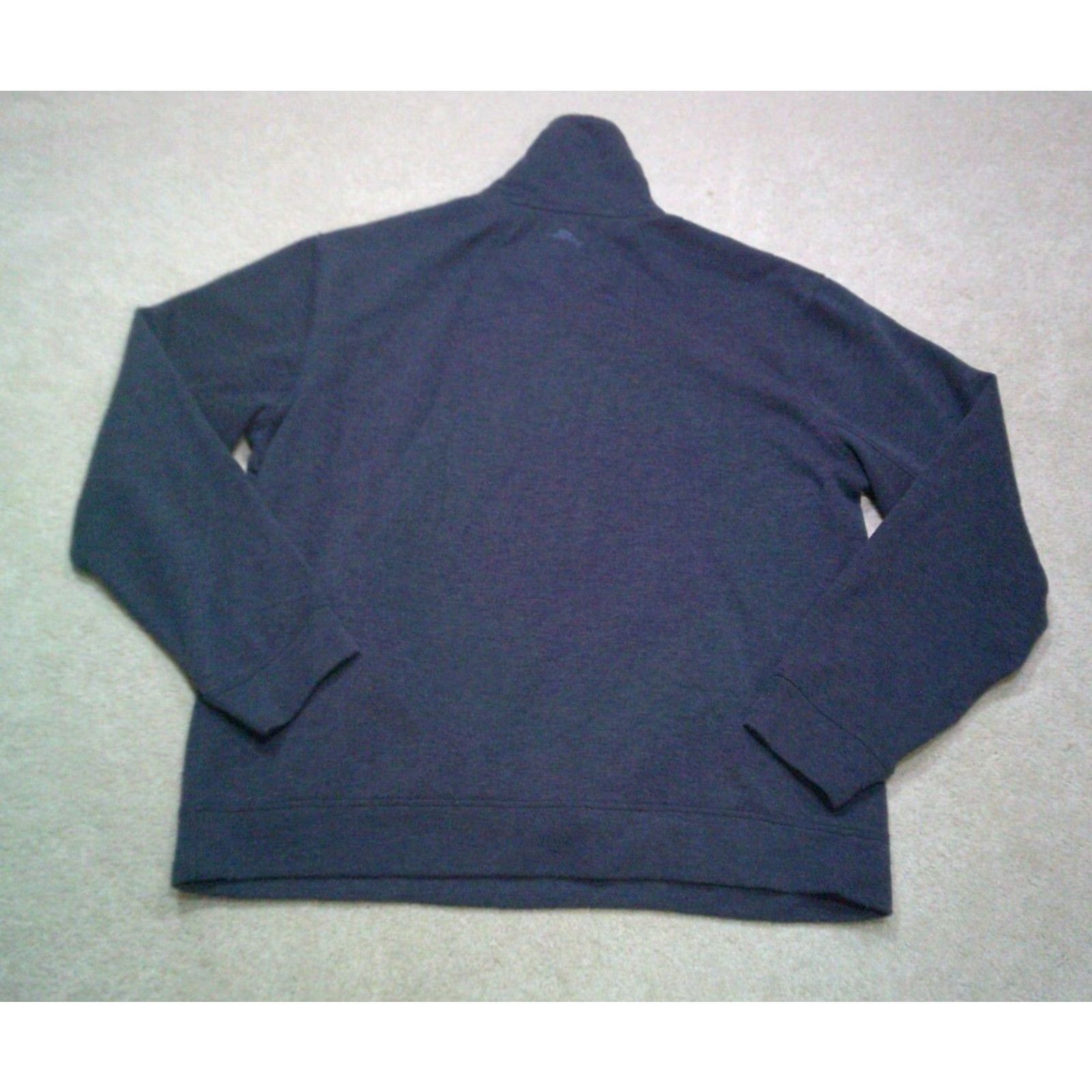 Tommy Bahama Tommy Bahama Sweater Large Blue Pullover Knit Long Sleeve High Neck Casual Beach Classic Golf Lightweight Cotton Blend Logo Mens Size US L / EU 52-54 / 3 - 2 Thumbnail