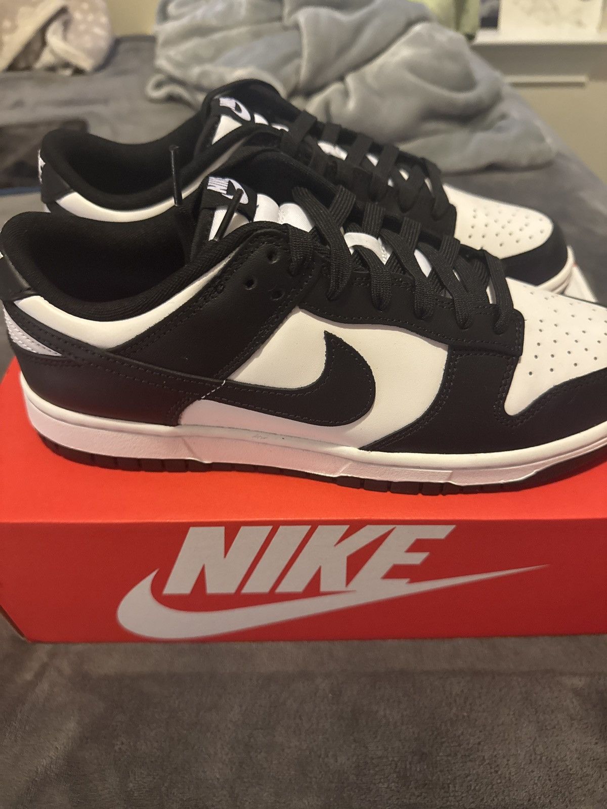 Nike Nike Dunk Low Retro “Pandas” Size US 10.5 / EU 43-44 - 3 Thumbnail