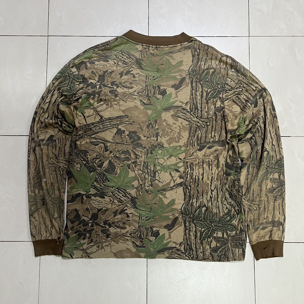 Mossy Oaks × Realtree × Vintage Rare Vintage Realtree Longsleeve T Shirt Size US S / EU 44-46 / 1 - 8 Thumbnail