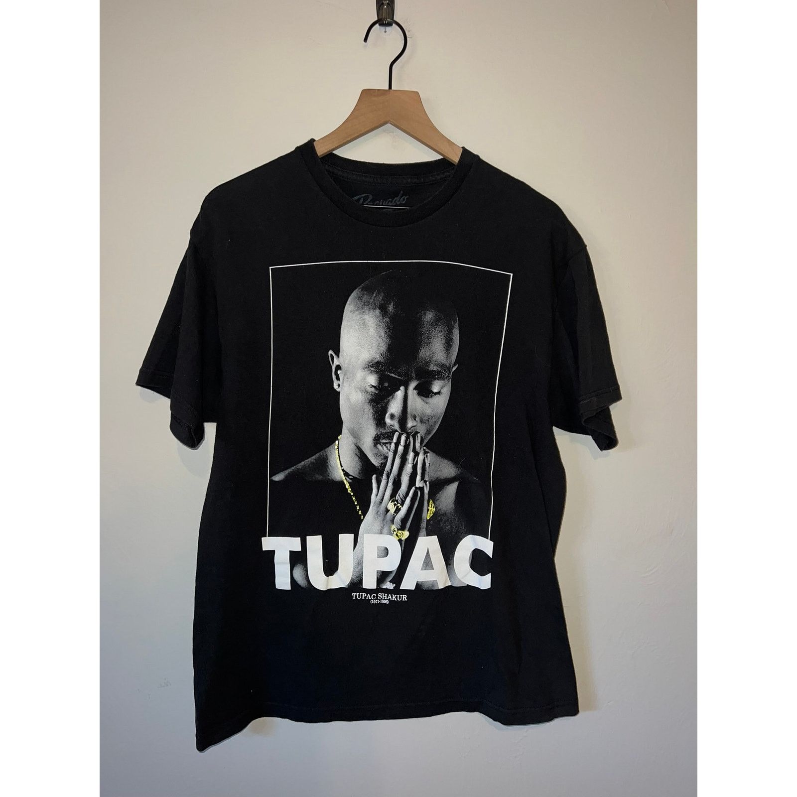 Bravado Tupac Shirt 2Pac Shakur Black Rap Rapper Tee Music L Large Size US L / EU 52-54 / 3 - 1 Thumbnail