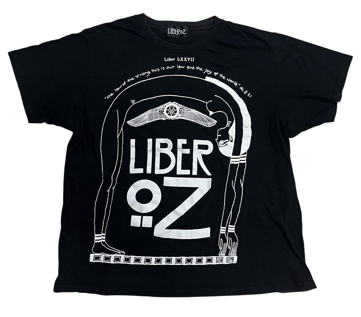 Vintage Vintage Liber Oz Cult T Shirt Size US L / EU 52-54 / 3 - 1 Thumbnail