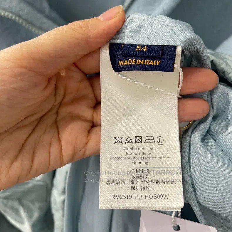 Louis Vuitton Louis Vuitton Blue patchwork half-zip sweatshirt Size US L / EU 52-54 / 3 - 4 Thumbnail