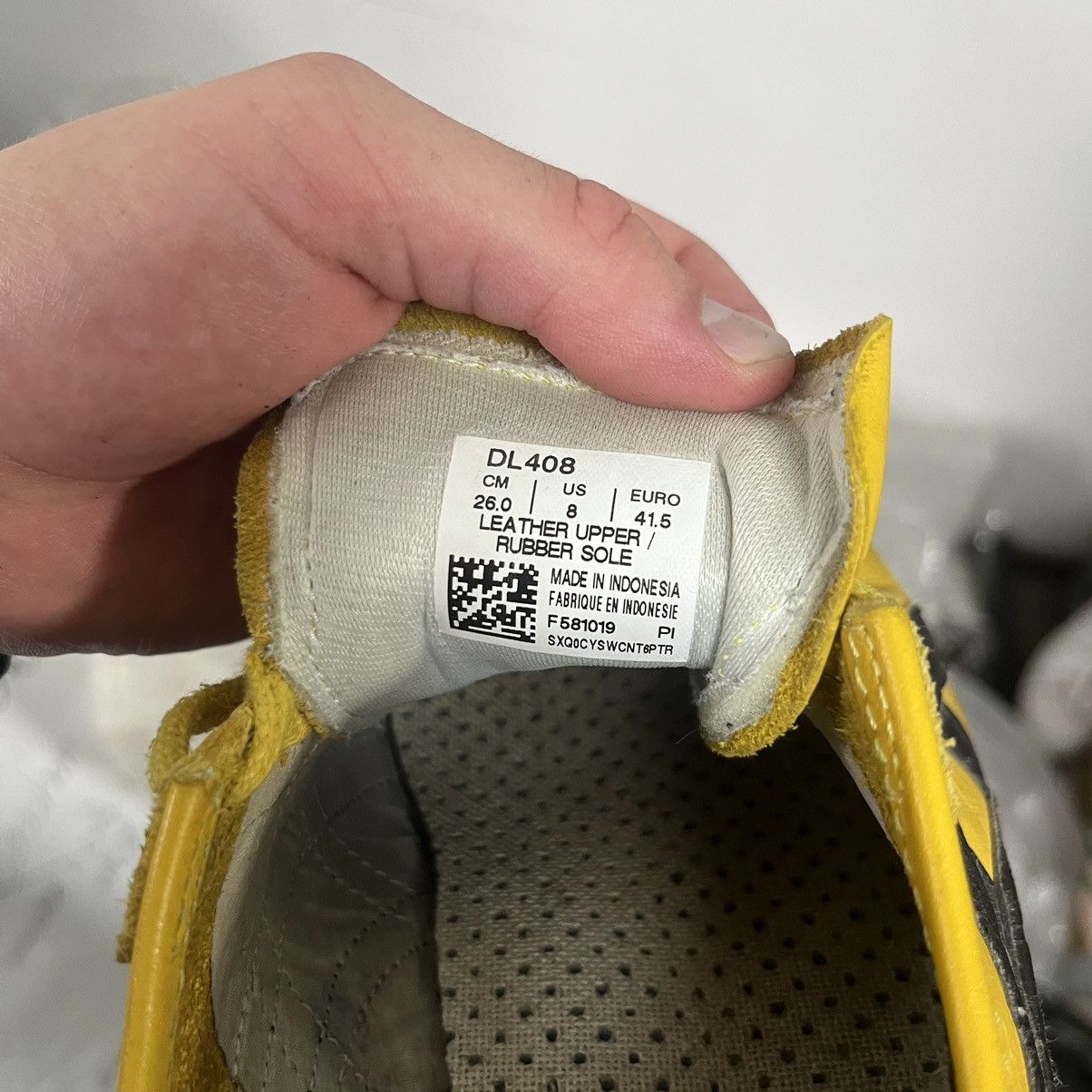 Asics Vintage ASICS Tiger Onitsuka Leather Sneakers shoes Yellow Size US 8 / EU 41 - 9 Thumbnail
