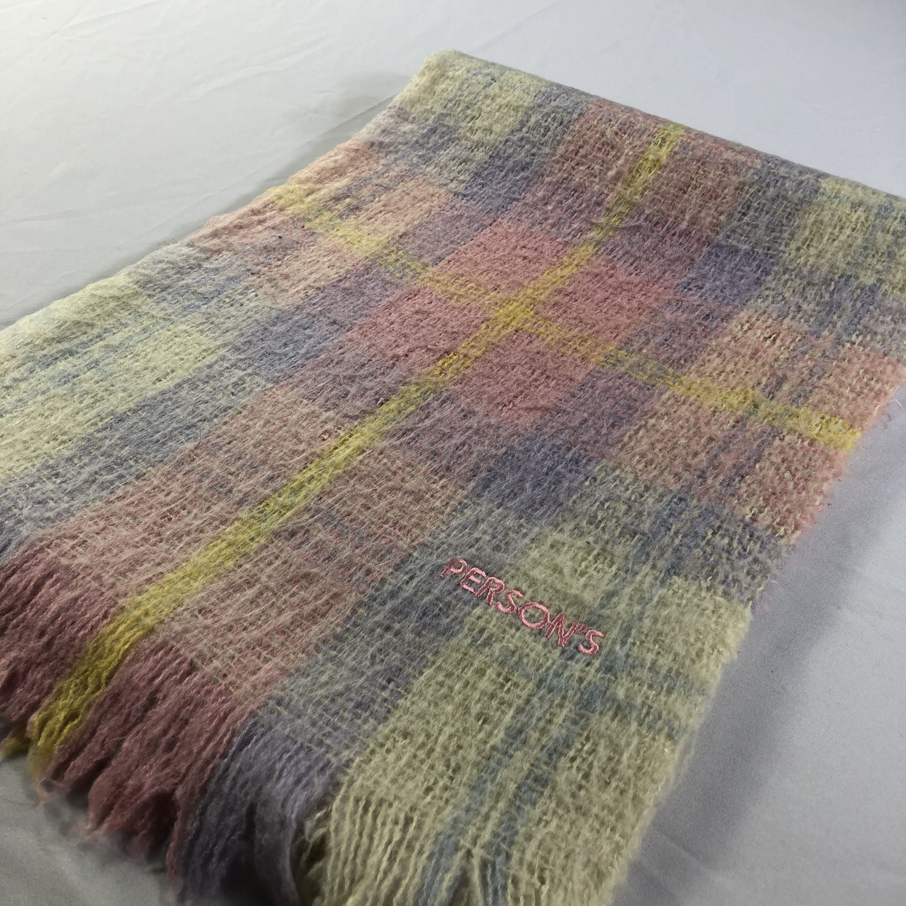PERSON'S Person's Tartan Wool Scarf Muffler V1402 Size ONE SIZE - 3 Thumbnail