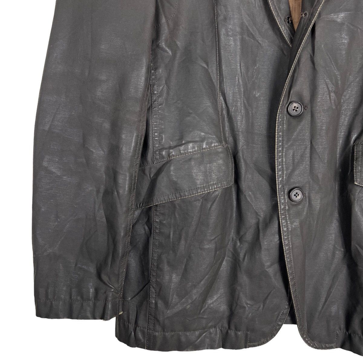 Issey Miyake × Japanese Brand 🔥 ISSEY MIYAKE MITSUMINE COATED LAZER JACKET Size US M / EU 48-50 / 2 - 4 Thumbnail