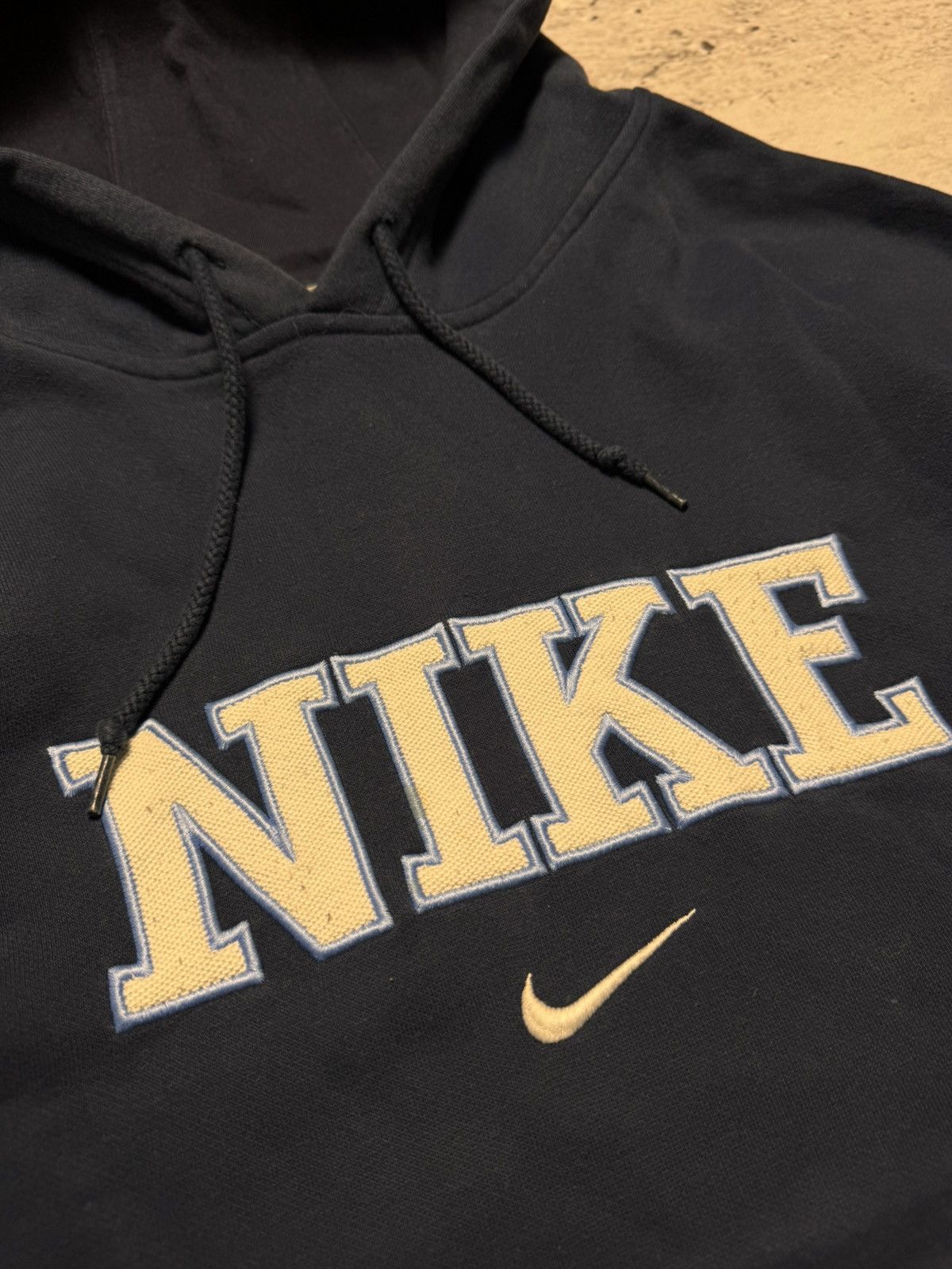 Nike × Vintage NIKE VINTAGE CENTER LOGO OVERSIZE BOXY HOODIE Size US XL / EU 56 / 4 - 5 Thumbnail