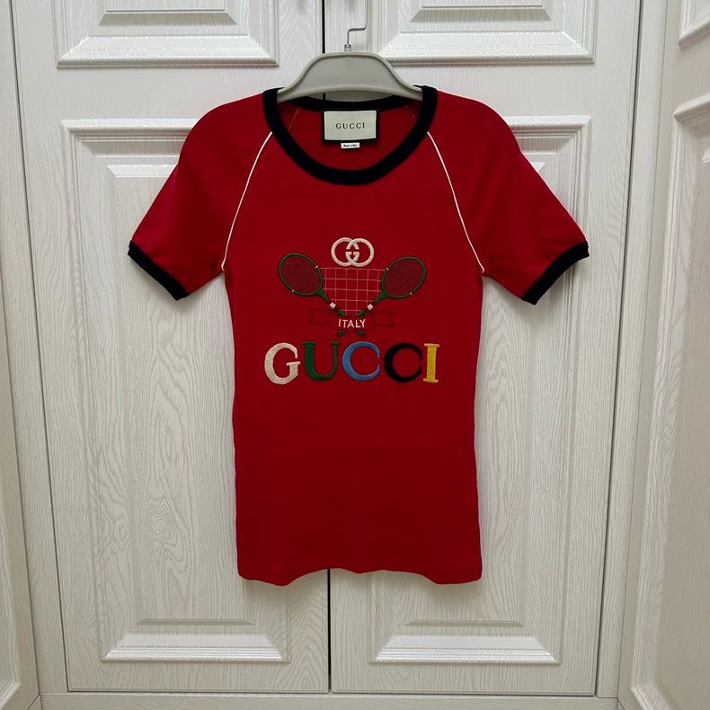 Gucci Gucci Tennis racket short-sleeved T-shirt 2503-Nextarrow Size US S / EU 44-46 / 1 - 1 Thumbnail