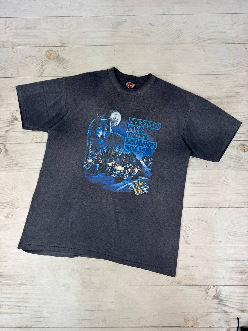 Harley Davidson Harley Davidson LEGENDS LIVE Where LEGENDS ROAM T Shirt Size US XL / EU 56 / 4 - 1 Thumbnail