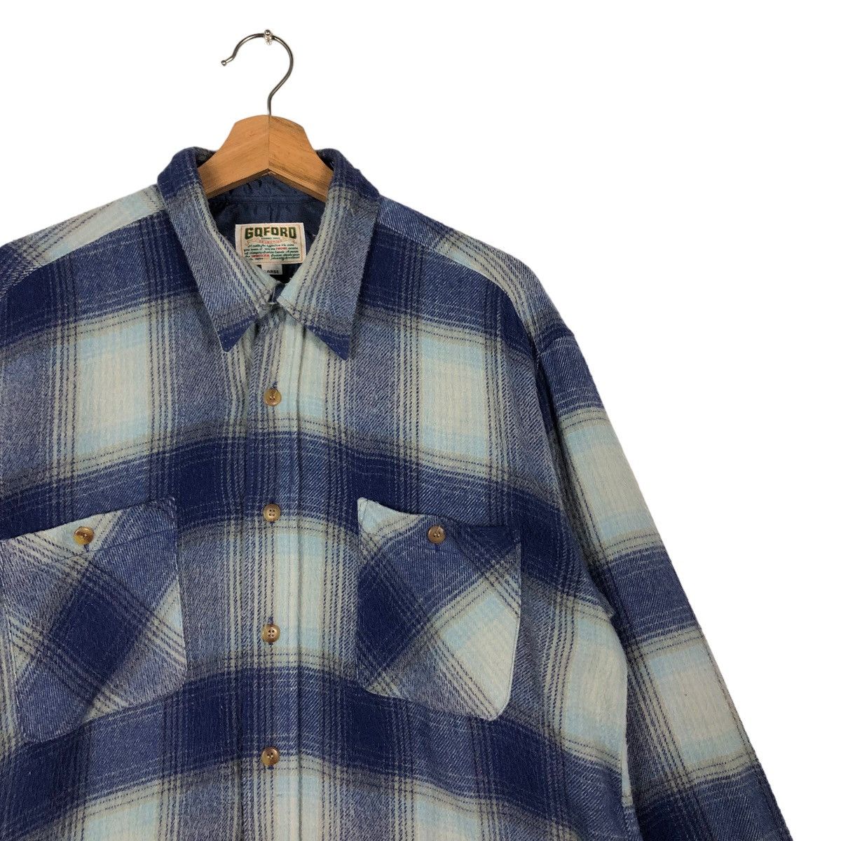 Flannel 🔥90’s Flannel Wool Jacket GqFord Japan Issey Miyake Size US L / EU 52-54 / 3 - 6 Thumbnail