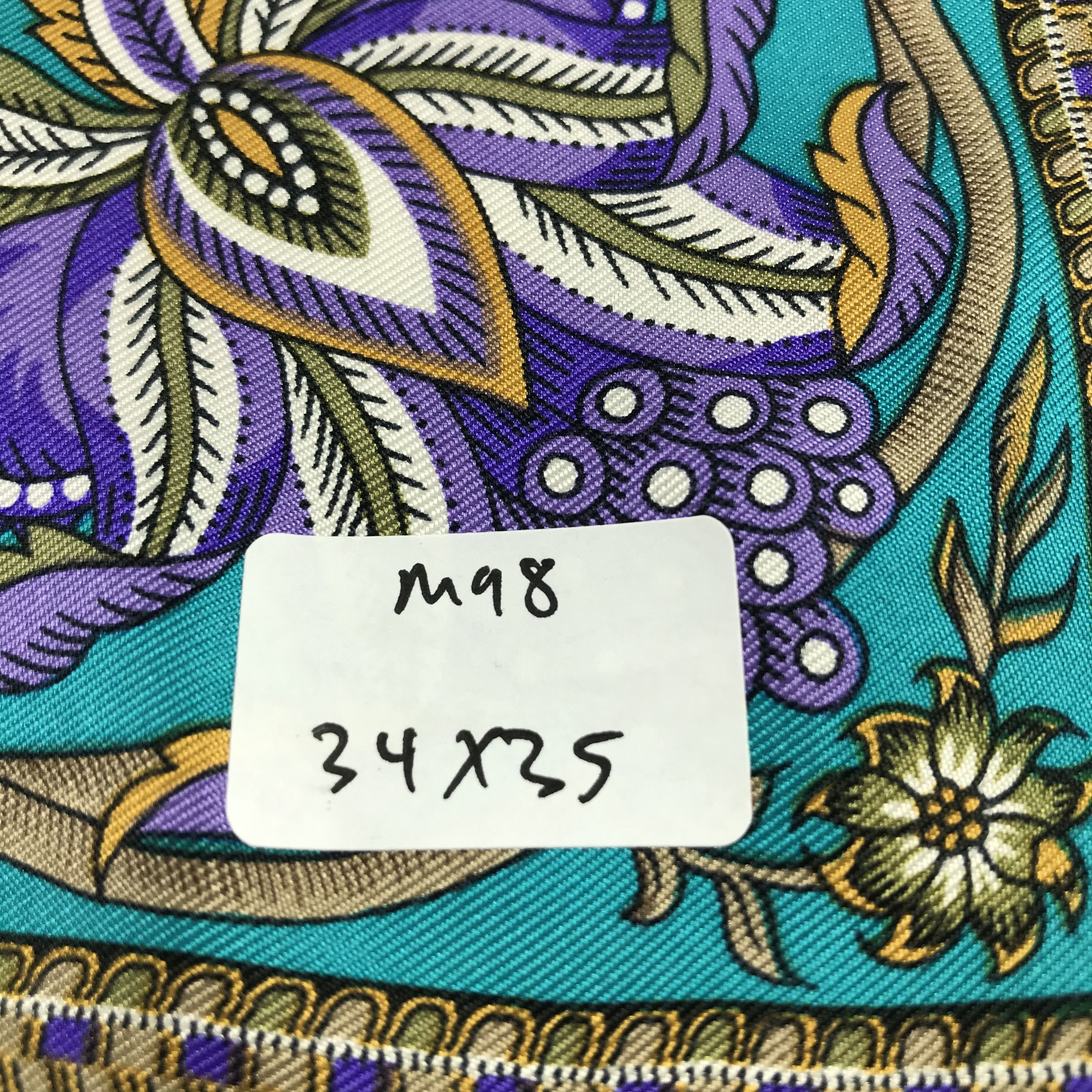 Vintage Tino Lauri Floral Silk Scarf M98 Size ONE SIZE - 7 Thumbnail