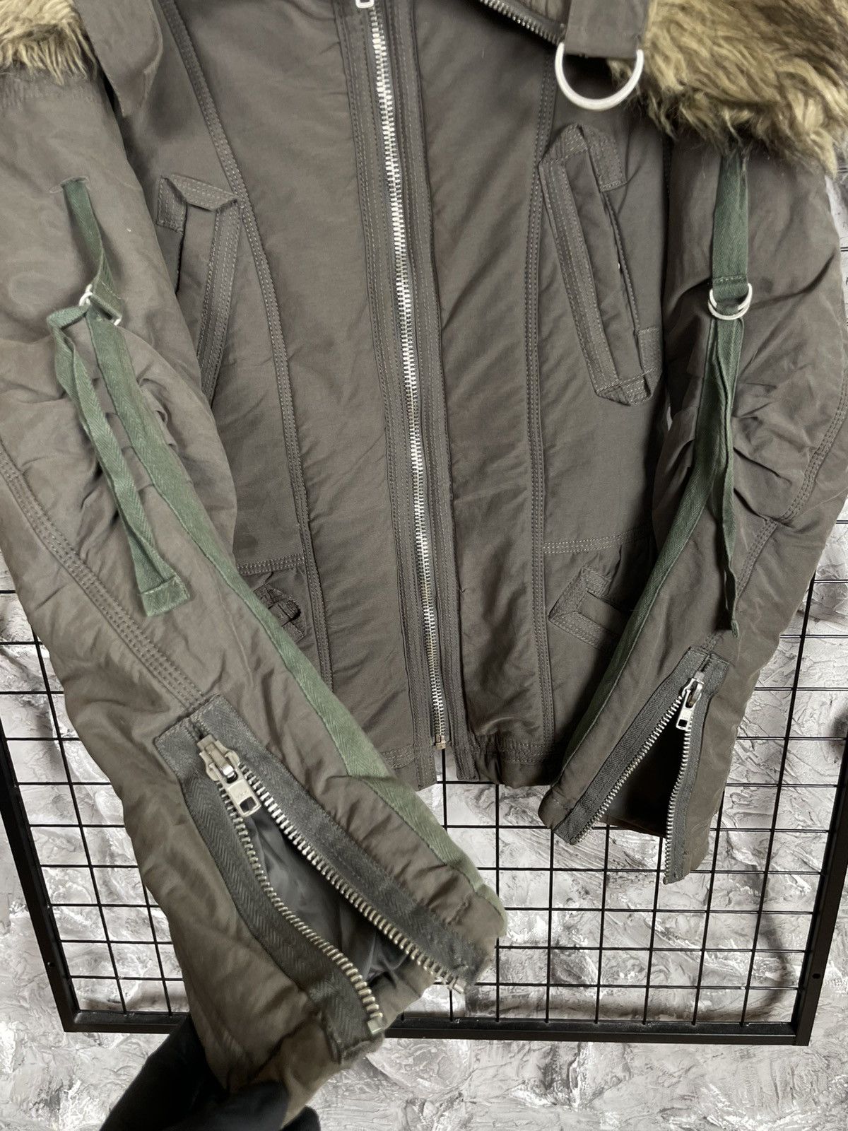 Junya Watanabe VNTG Y2K Fur Bandage Jacket DG LGB GOA Archive Japanese Vibe Size US S / EU 44-46 / 1 - 8 Thumbnail