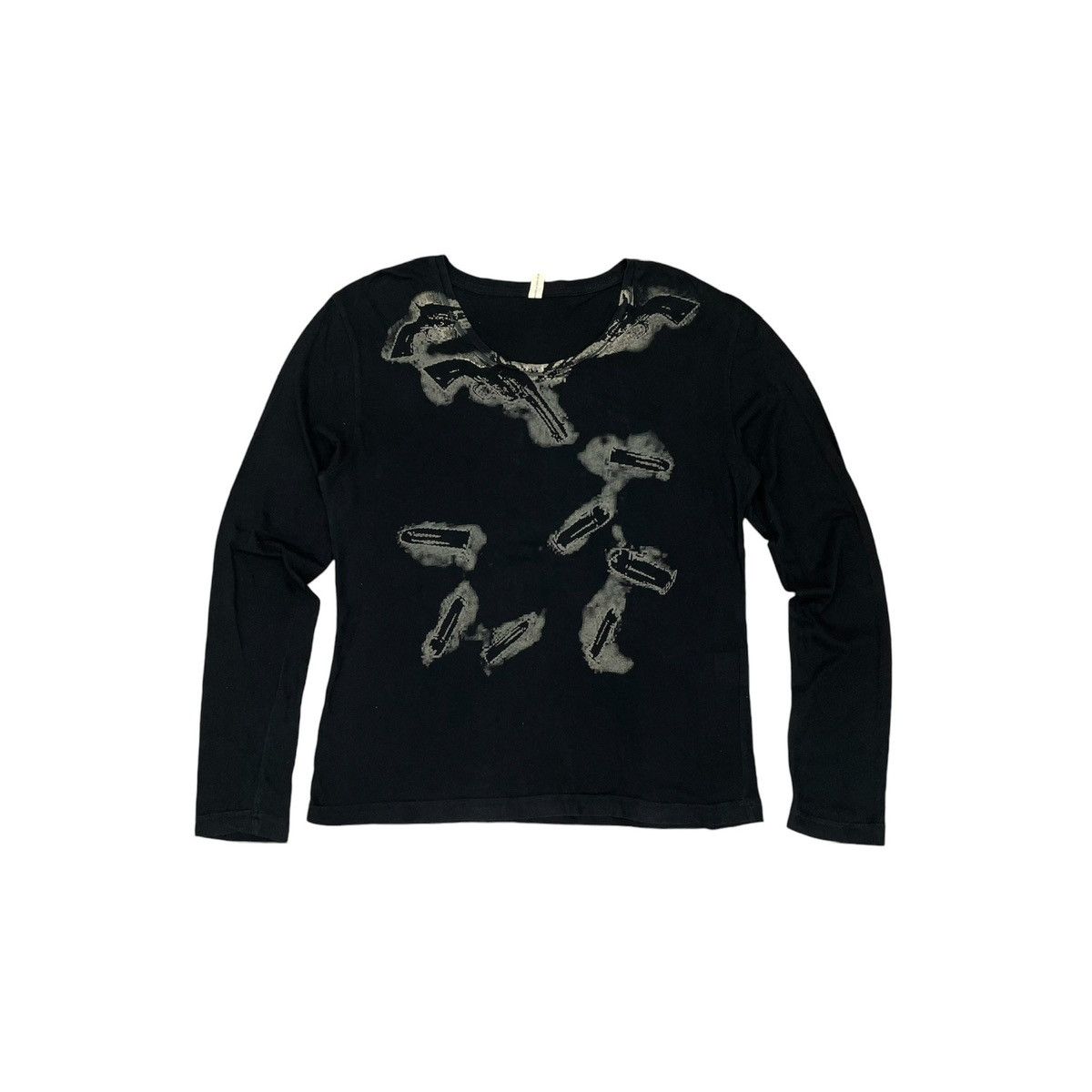 Topic longsleeve gun & bullet punk grunge goth styled