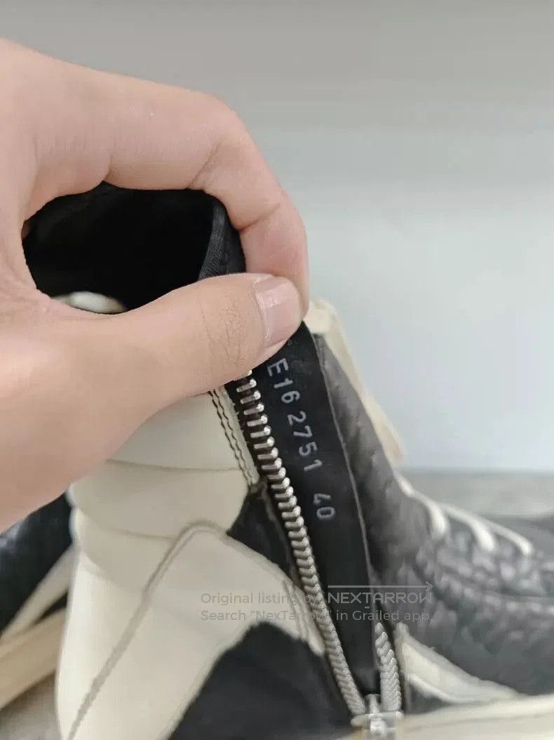 Rick Owens Rick Owens Black and White High. Size US 7 / EU 40 - 9 Thumbnail