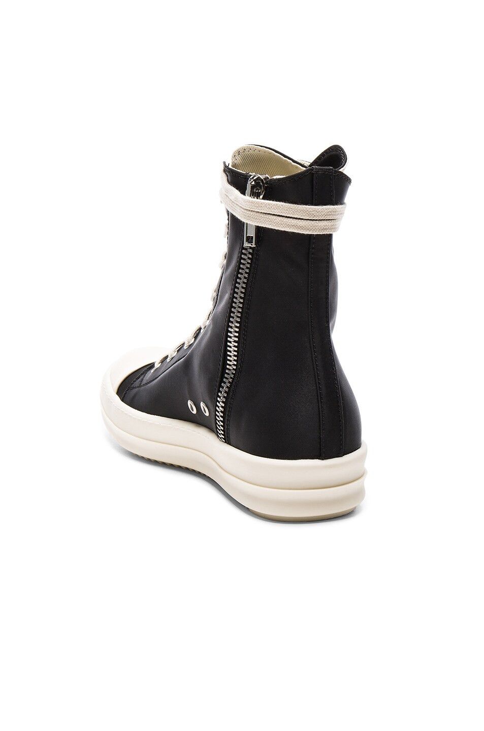 Rick Owens Drkshdw [40] Nylon High Top Ramones Sneakers (AW16) Size US 7 / EU 40 - 17 Thumbnail
