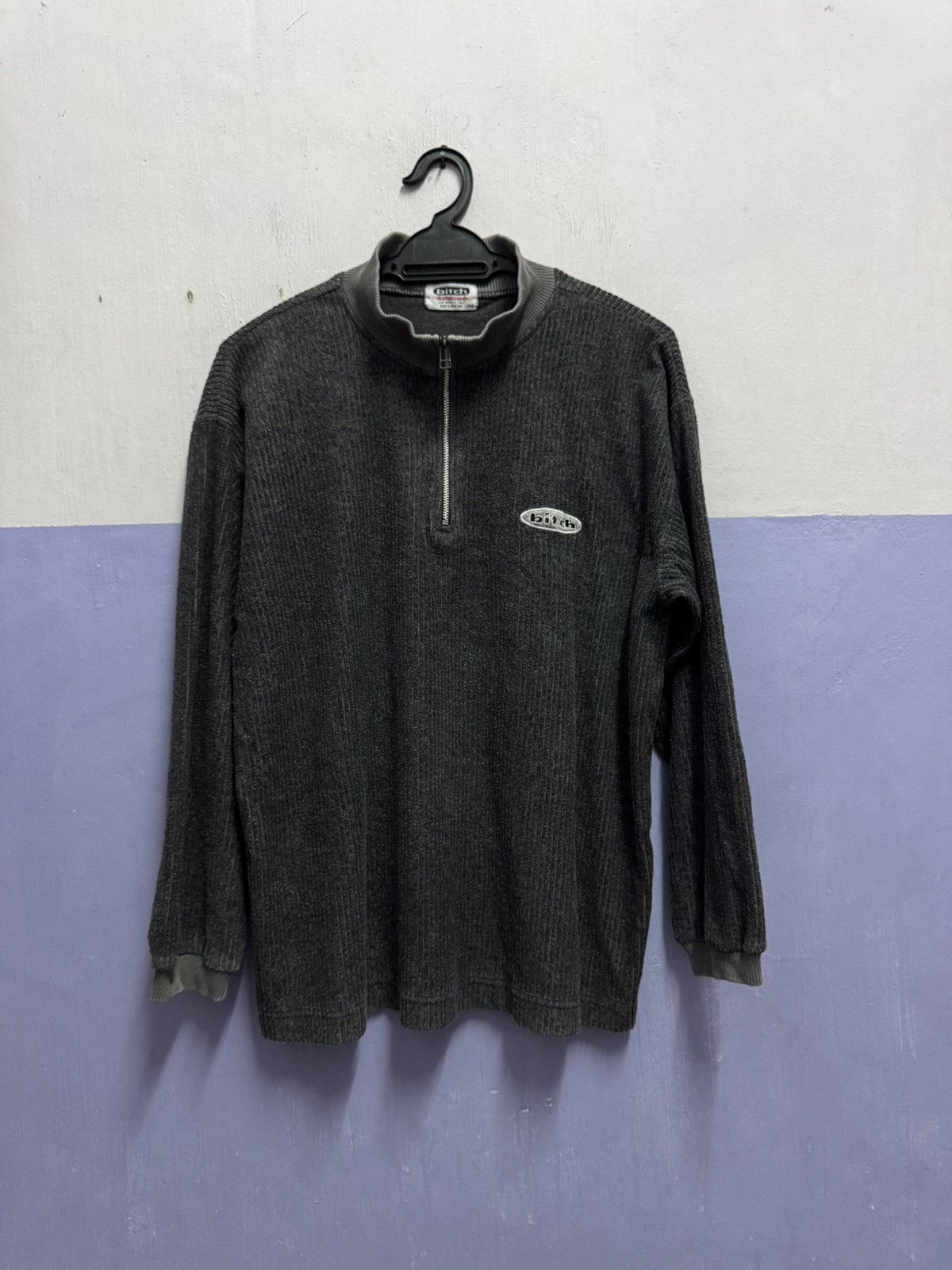 Girl Skateboards Bitch Skateboard Halfzipper Longsleeve Size US M / EU 48-50 / 2 - 2 Thumbnail