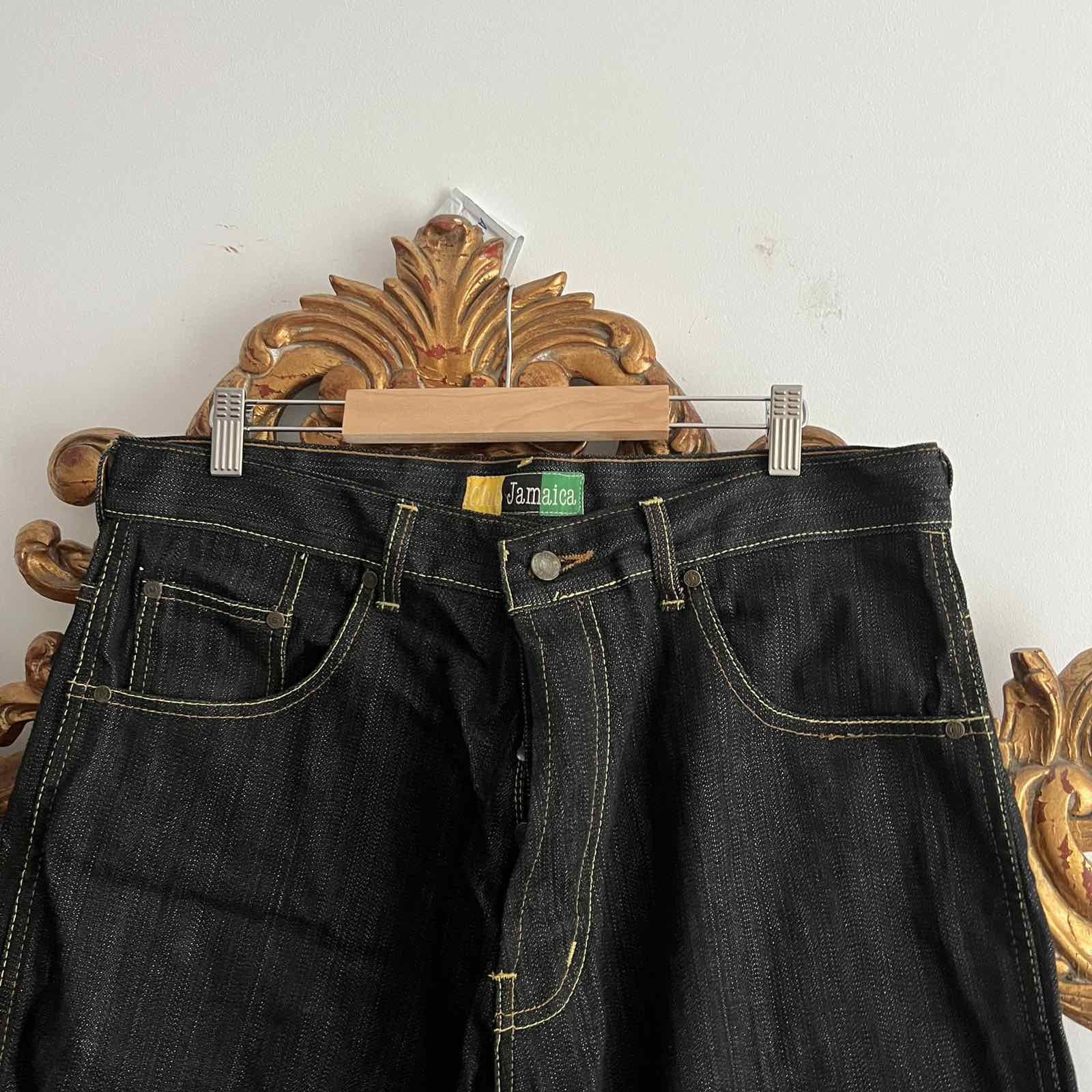Japanese Brand VTG Jamaica club Like Evisu denim pants Sz 36 Size US 36 / EU 52 - 4 Thumbnail