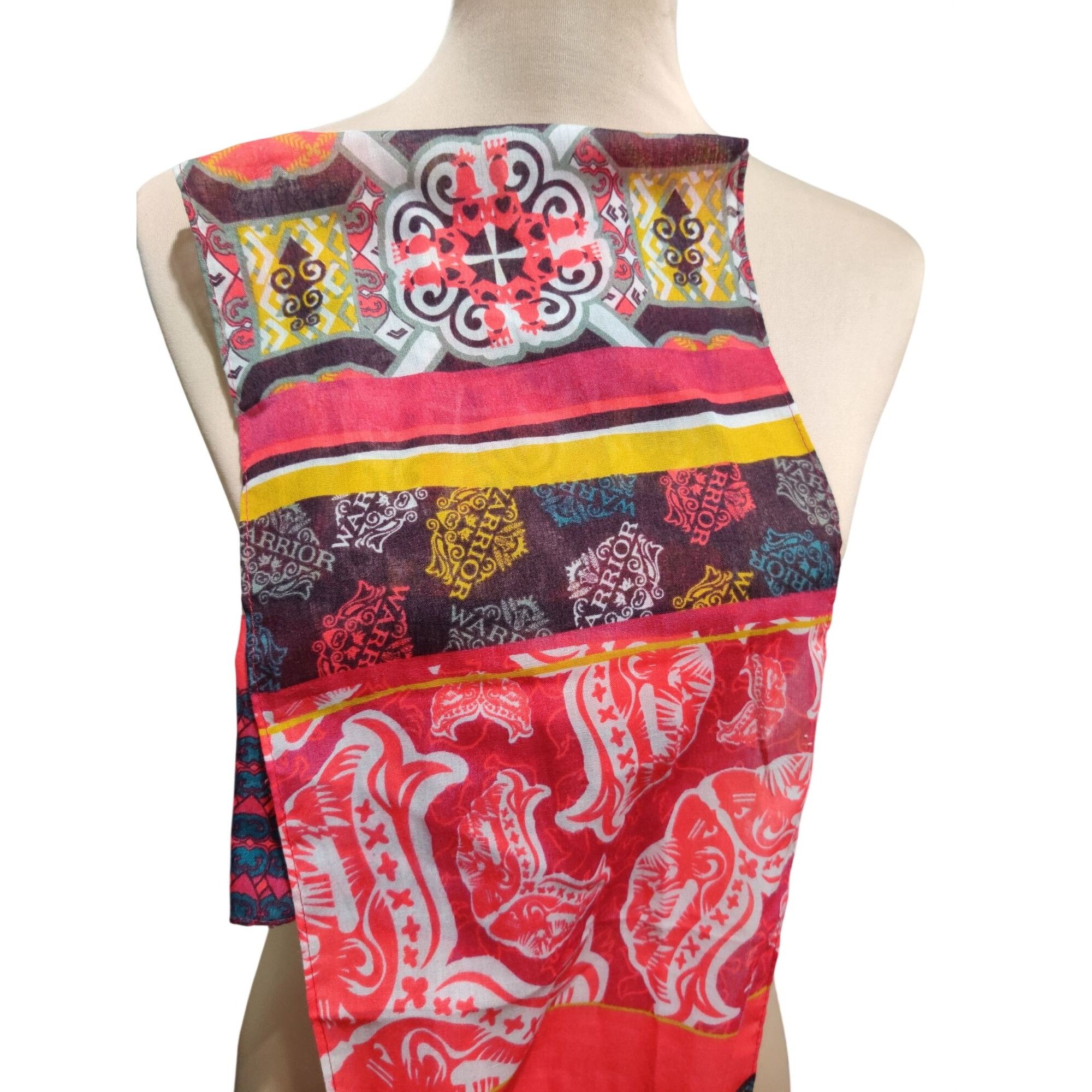Ford Warriors in Pink x Ford Feather Scarf Multicolor Lightweight Size ONE SIZE - 4 Thumbnail