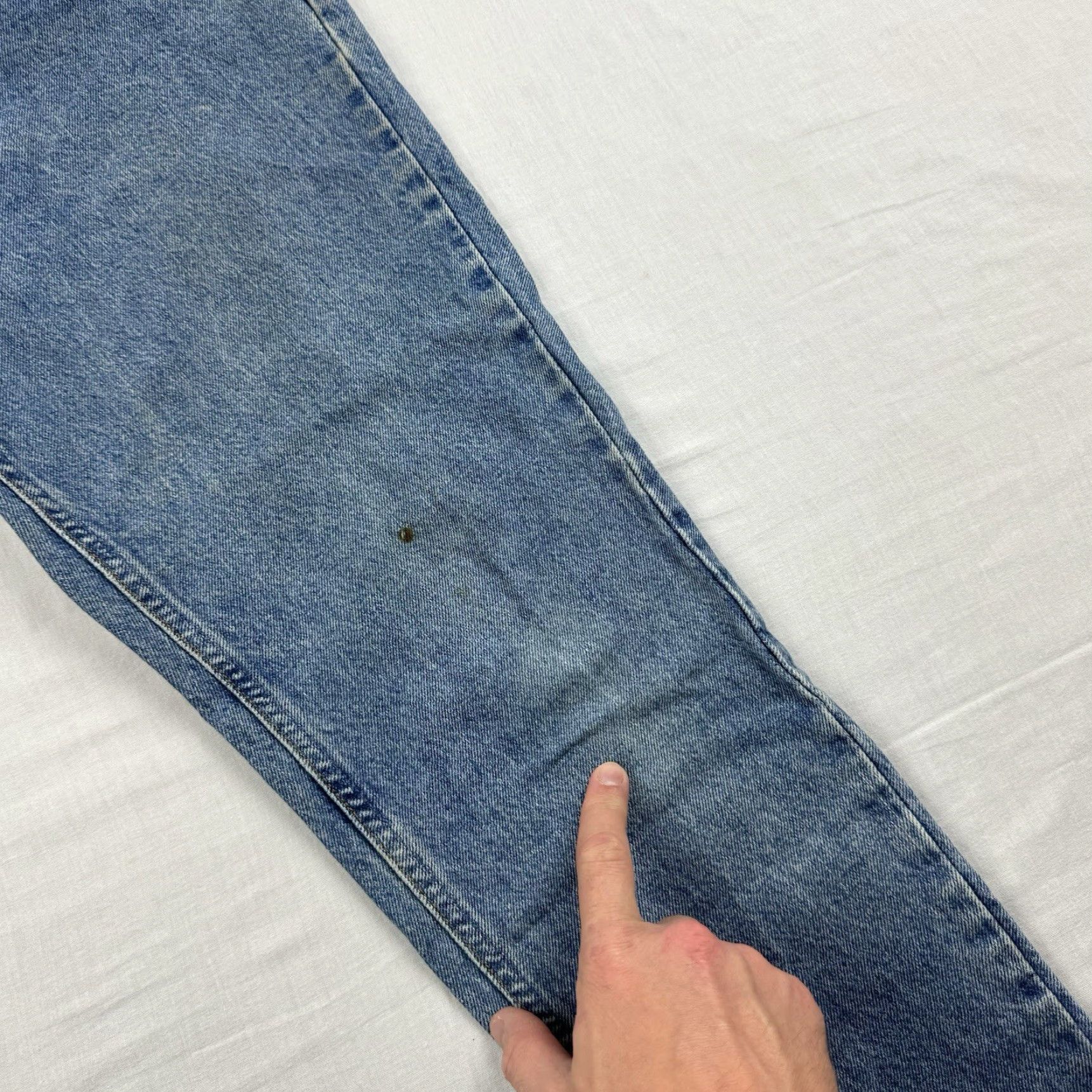 Gap VINTAGE Gap Jeans Womens Size 12 Ankle Fit High Waist Blue Classic Style 90s Casual Cold Weather Size 34" / US 12 / IT 48 - 5 Thumbnail