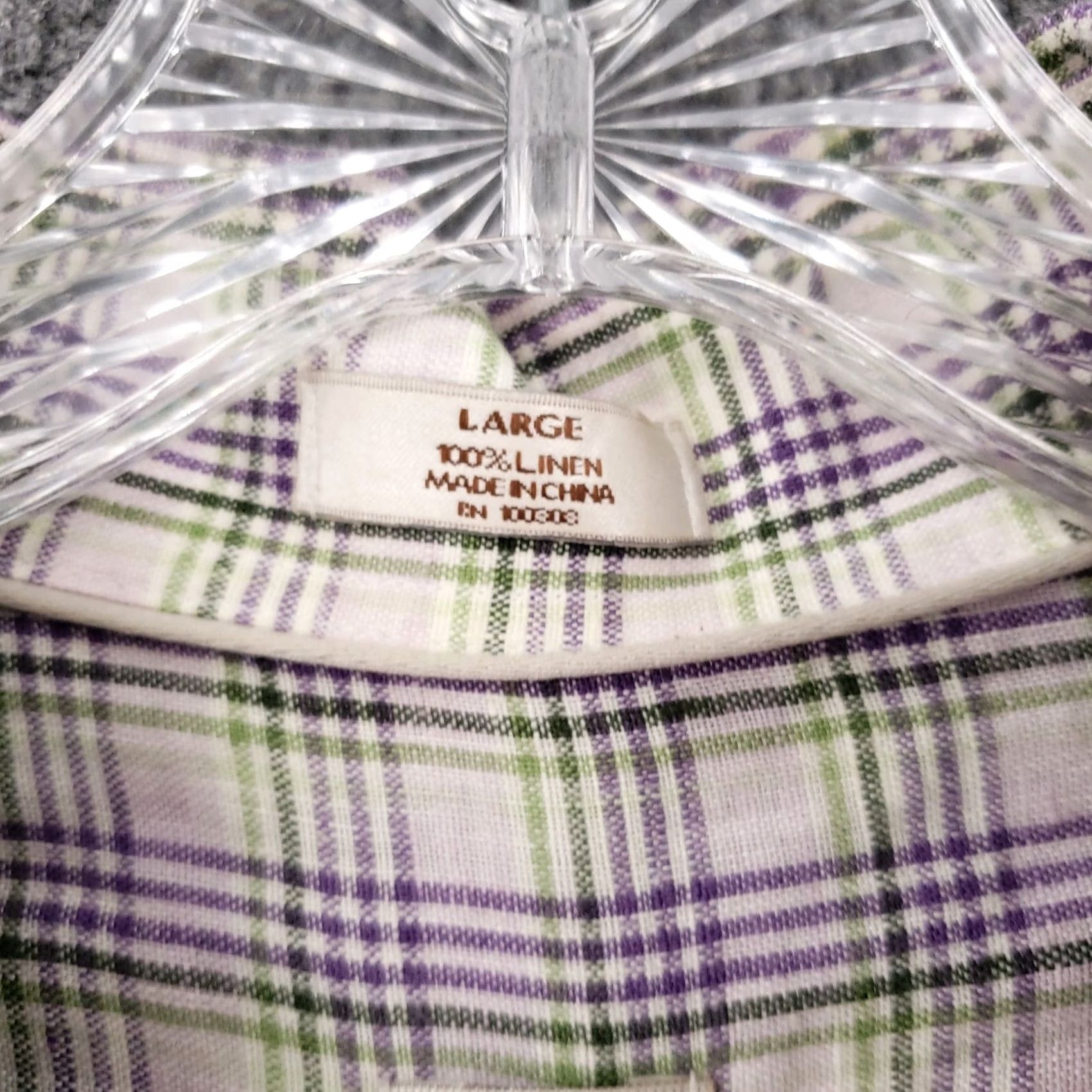 Peter Millar Peter Millar Button-Up Shirt Mens L Gray Plaid Linen Long Sleeve Collared Button-Up Mens Shirt Gray Linen Pl ai d Long Sleeve Collared Size US L / EU 52-54 / 3 - 6 Thumbnail