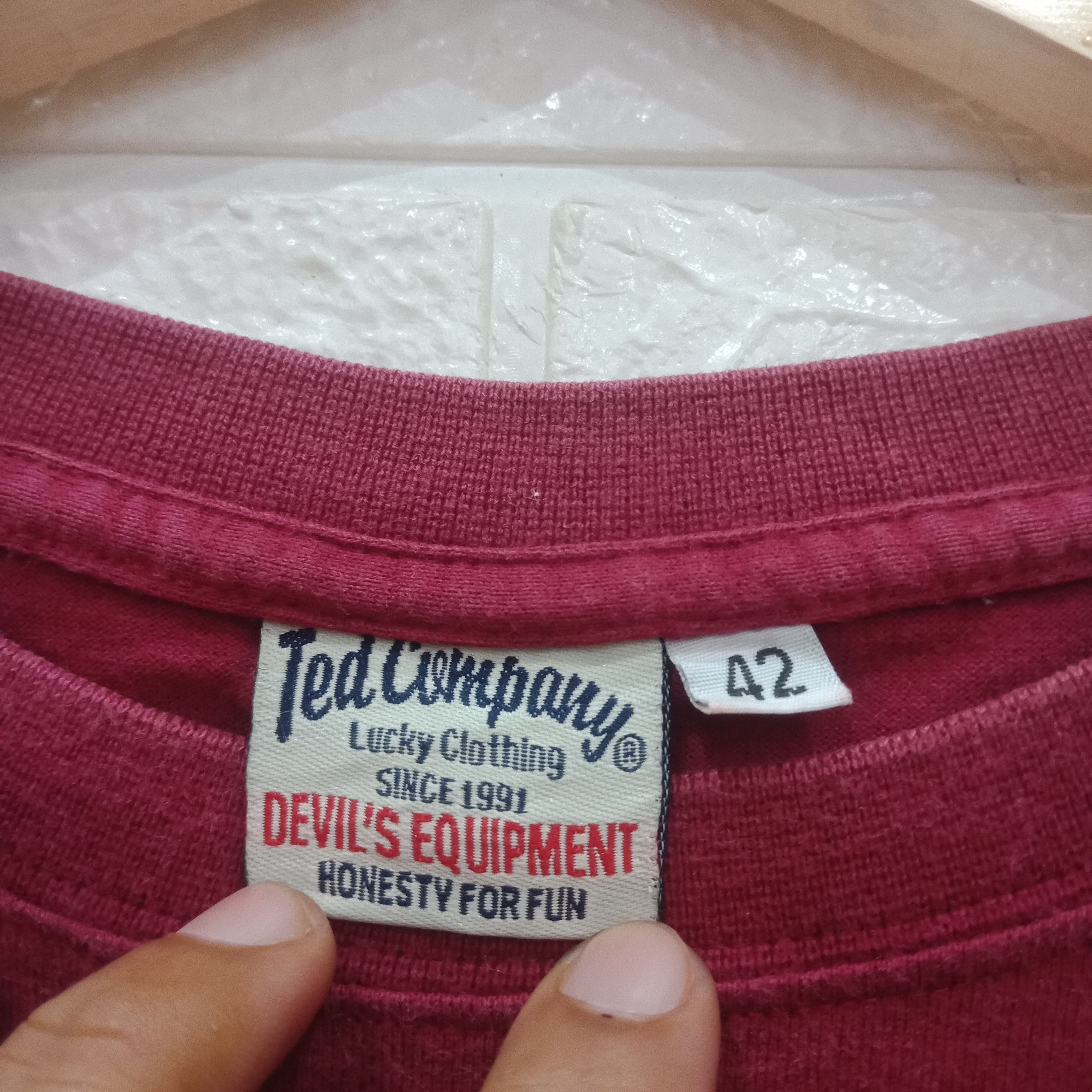 Tedman Vintage ted company fire fighter small pocket t-shirt Size US M / EU 48-50 / 2 - 8 Thumbnail