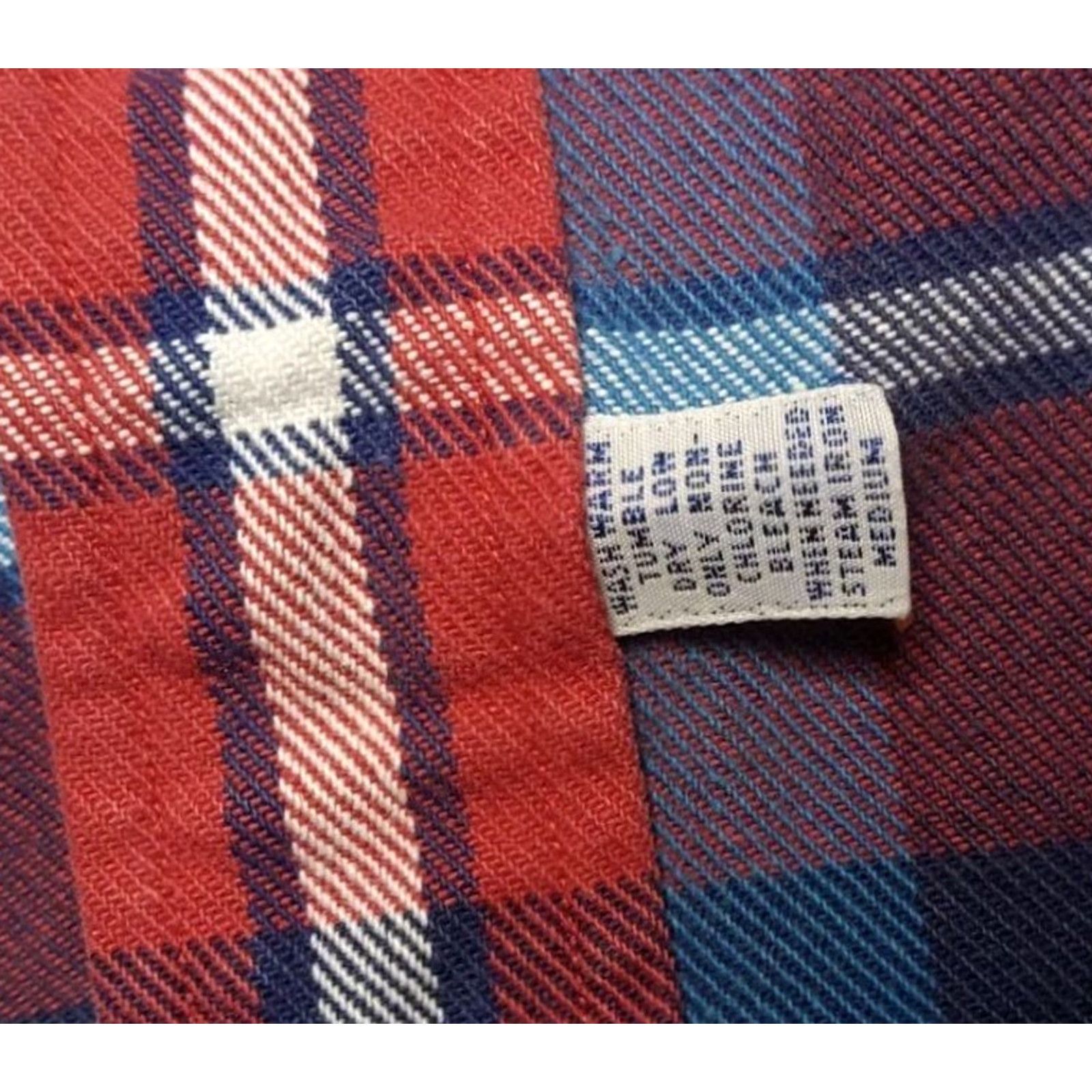 Ralph Lauren Ralph Lauren Flannel Shirt Heavy-Weight 100% Cotton Red/Blue Mens XL Vintage Button-Up Plaid Size US XL / EU 56 / 4 - 5 Thumbnail