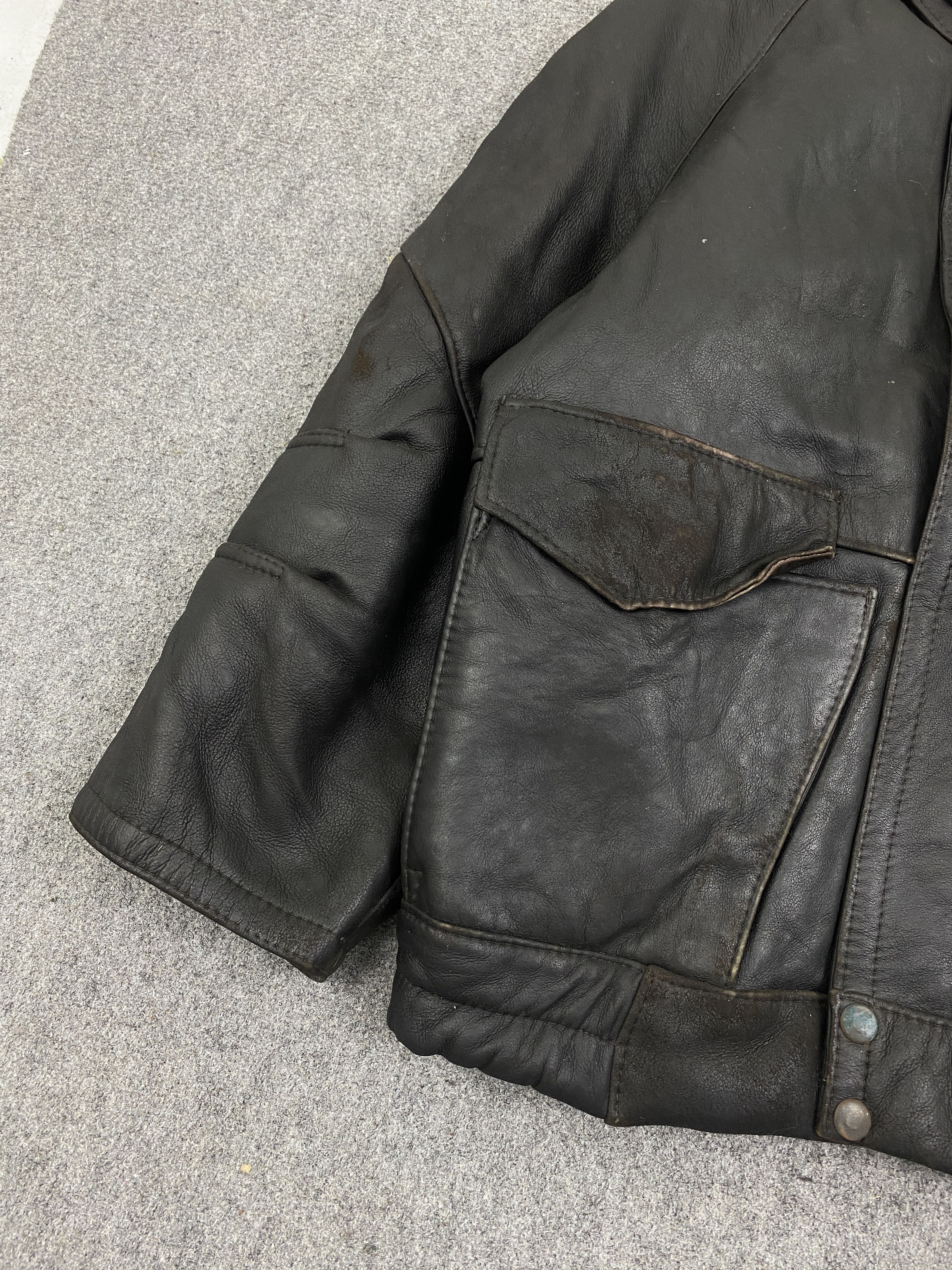 Japanese Brand Vintage Made In Turkey Suede Leather Sherpa Fur Jacket J1992 Size US XL / EU 56 / 4 - 7 Thumbnail