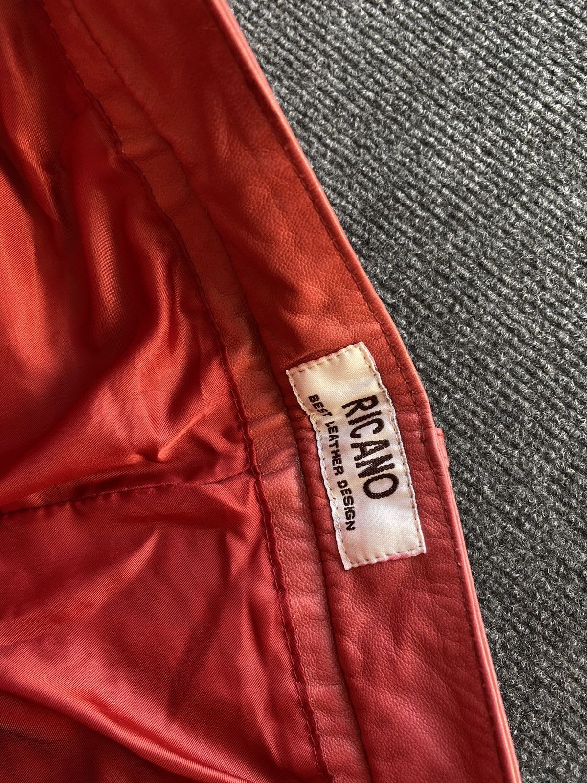 Japanese Brand 🔥Ricano Opium Punk Moto Racing Leather Pants 32 Goth emo Size 32" / US 10 / IT 46 - 20 Thumbnail
