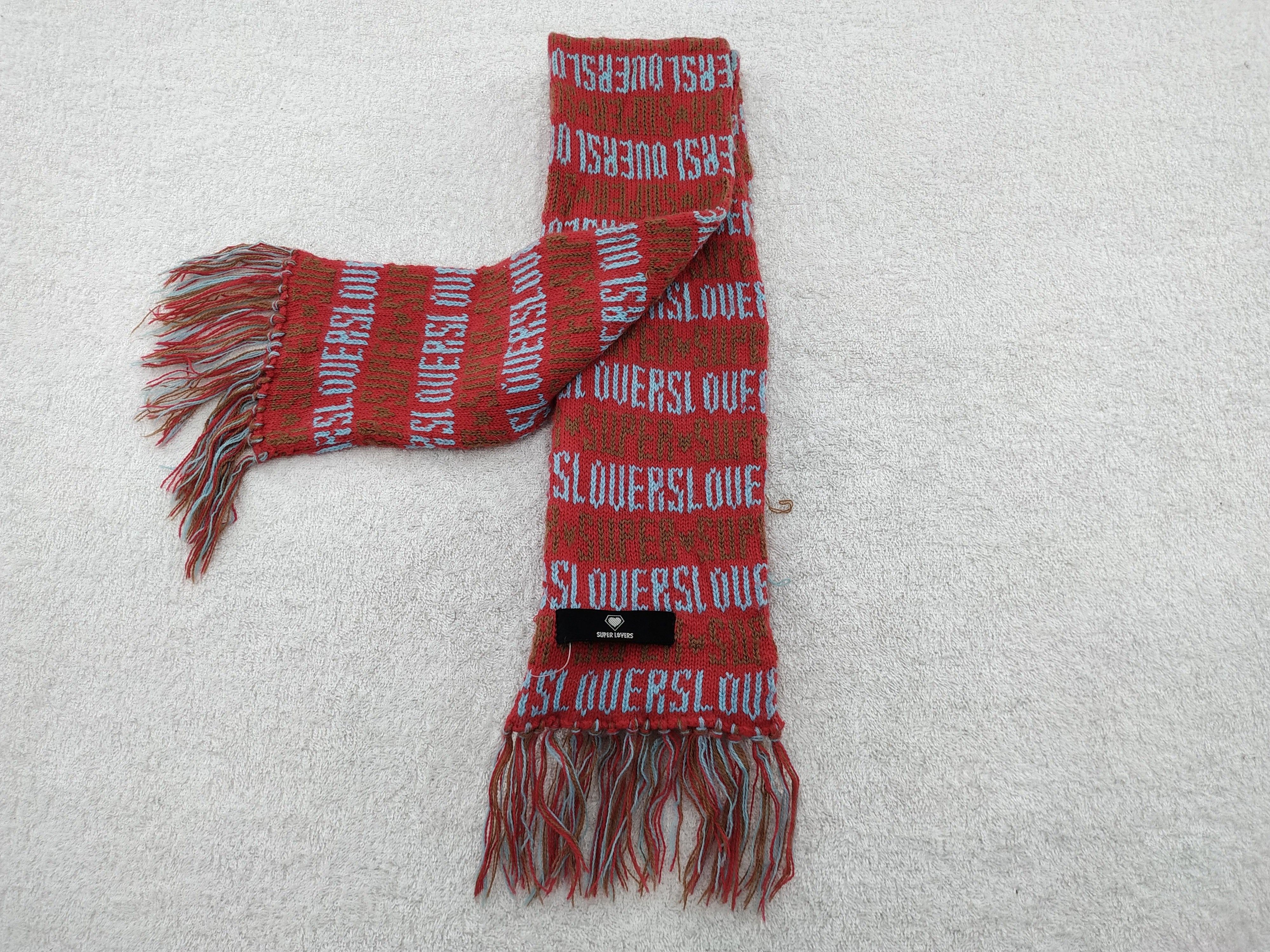 Super Lovers Vintage Super Lovers Scarf/Muffler/Neckwear MF269 Size ONE SIZE - 4 Thumbnail