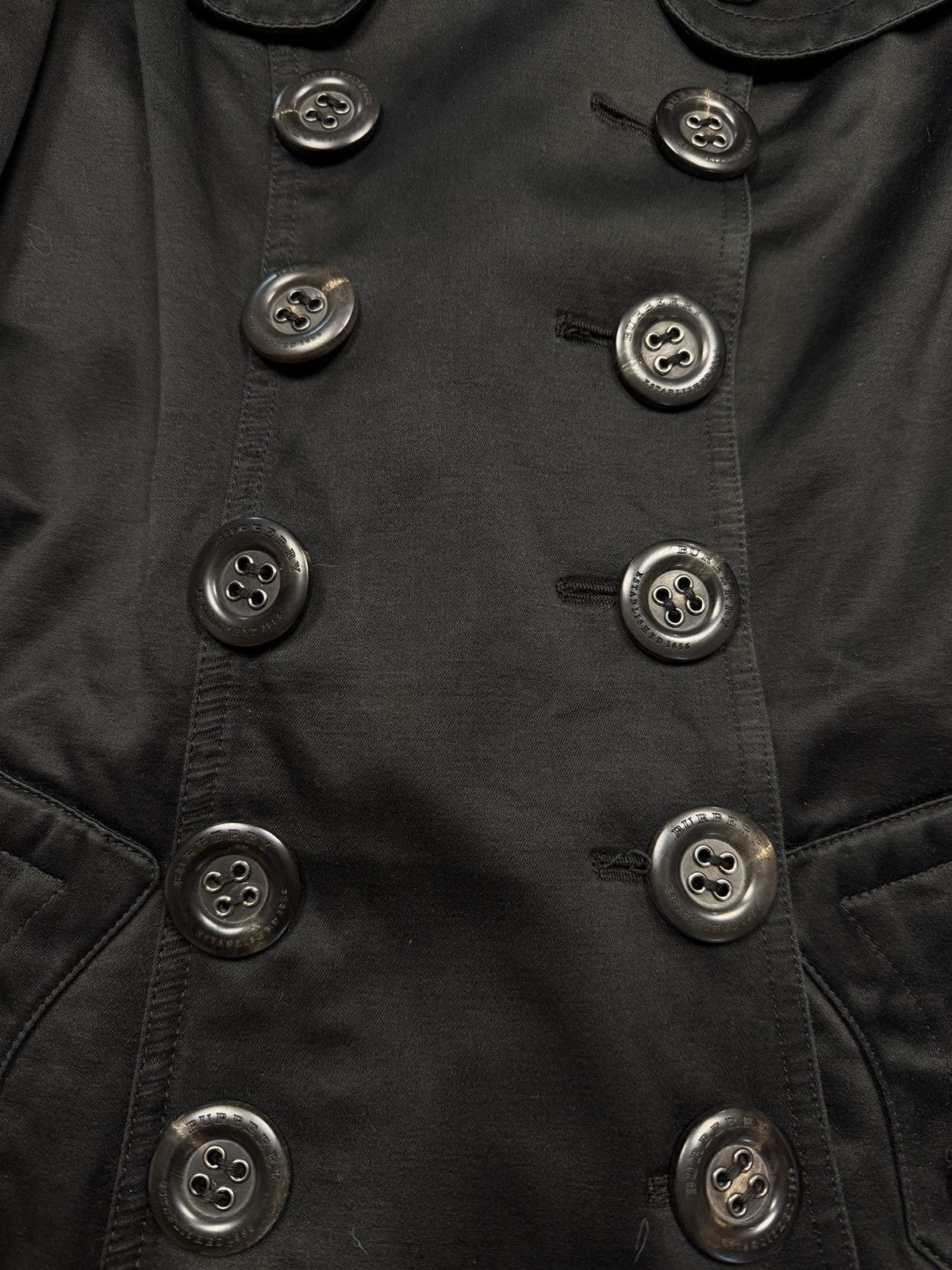 Burberry Rare Burberry Black Long Trench Coat Size XS / US 0-2 / IT 36-38 - 4 Thumbnail
