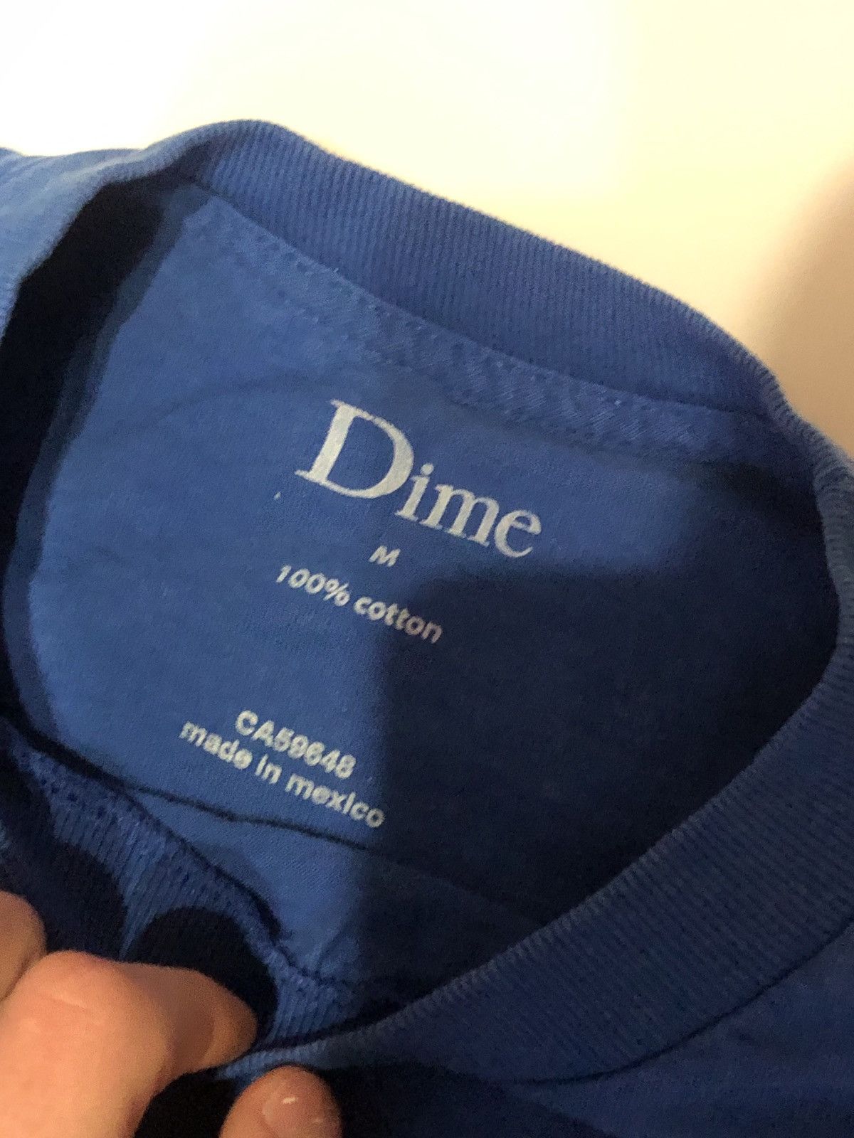 Dime × Polar Skate Co. Dime blue tee, T-shirt Skate sk8 Size US M / EU 48-50 / 2 - 3 Thumbnail