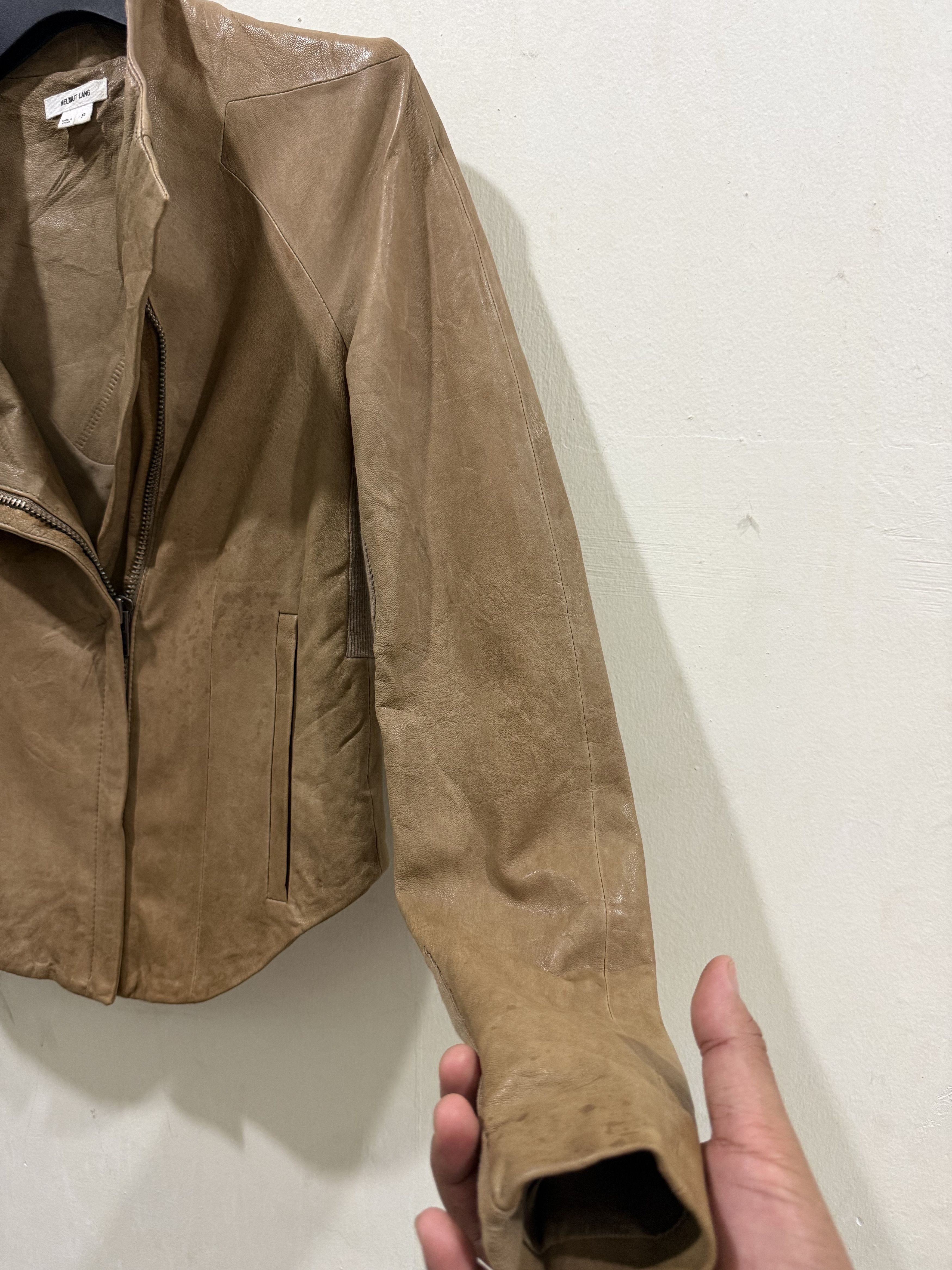 Helmut Lang Helmut Lang Leather Jacket Size XS / US 0-2 / IT 36-38 - 6 Thumbnail