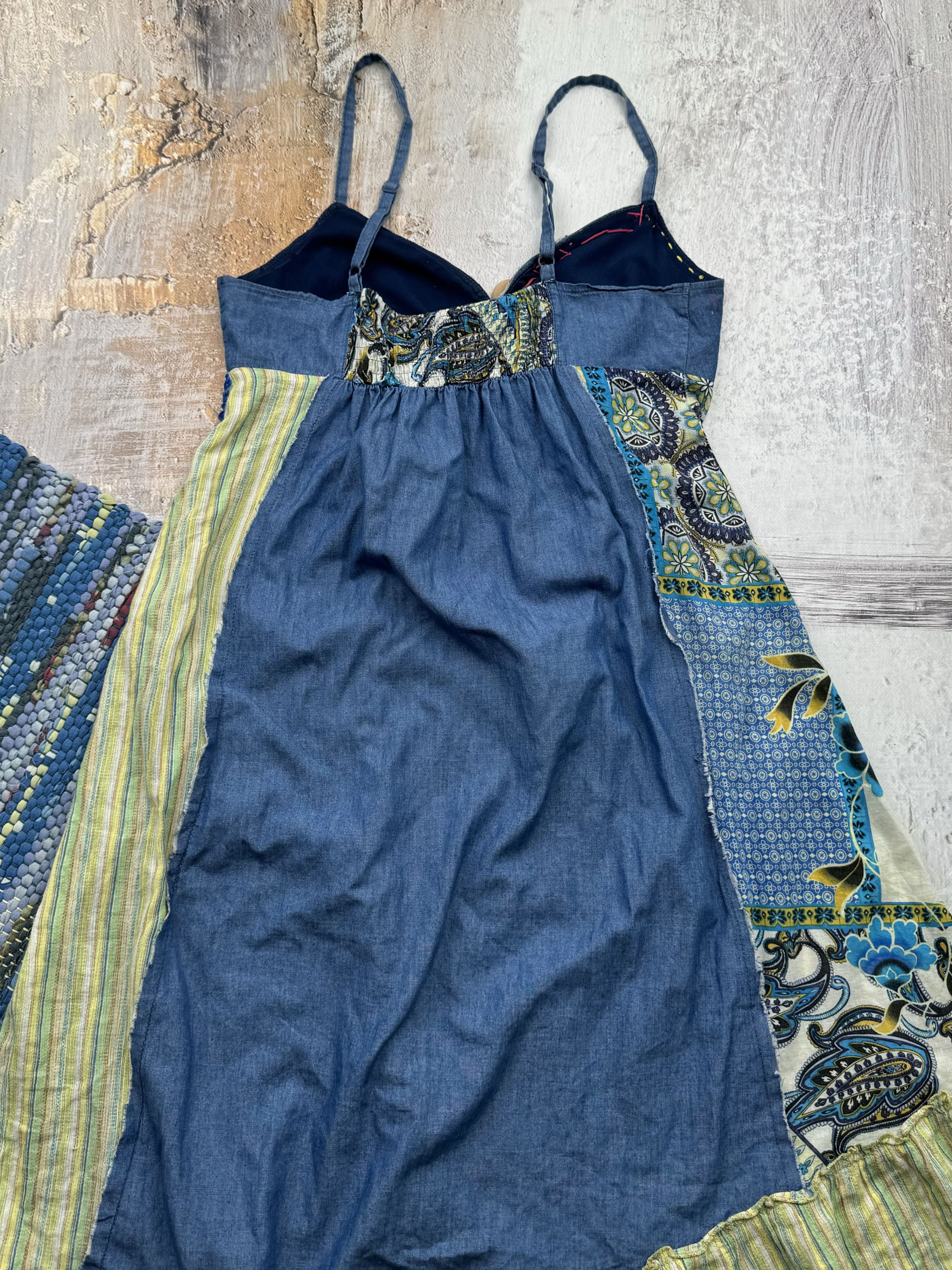 Japanese Brand Vintage Asymmetry Flared Dress A273(22) Size M / US 6-8 / IT 42-44 - 6 Thumbnail