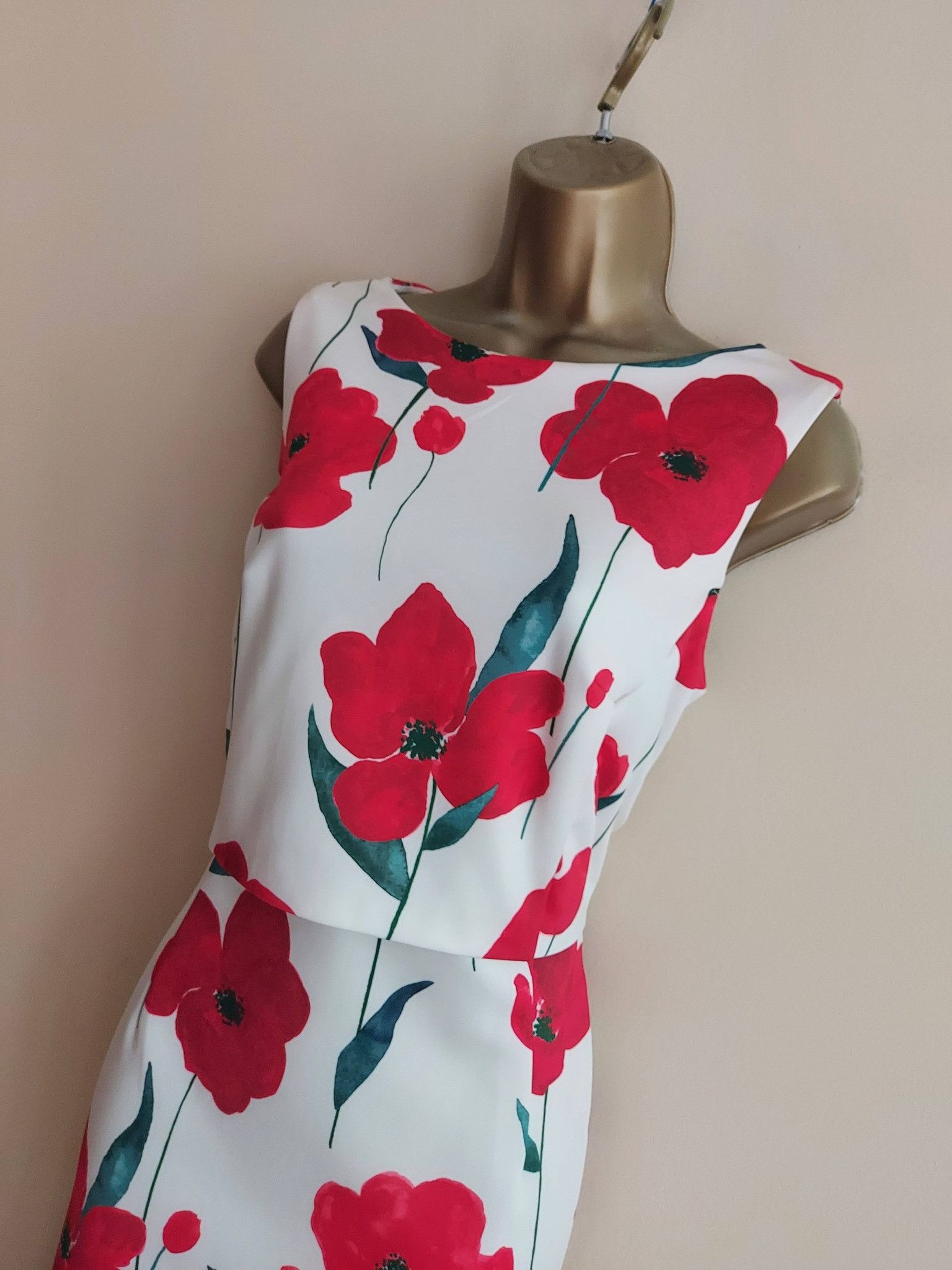 Other PHASE EIGHT Lou-Poppy Floral Scuba Dress 40 Size L / US 10 / IT 46 - 6 Thumbnail