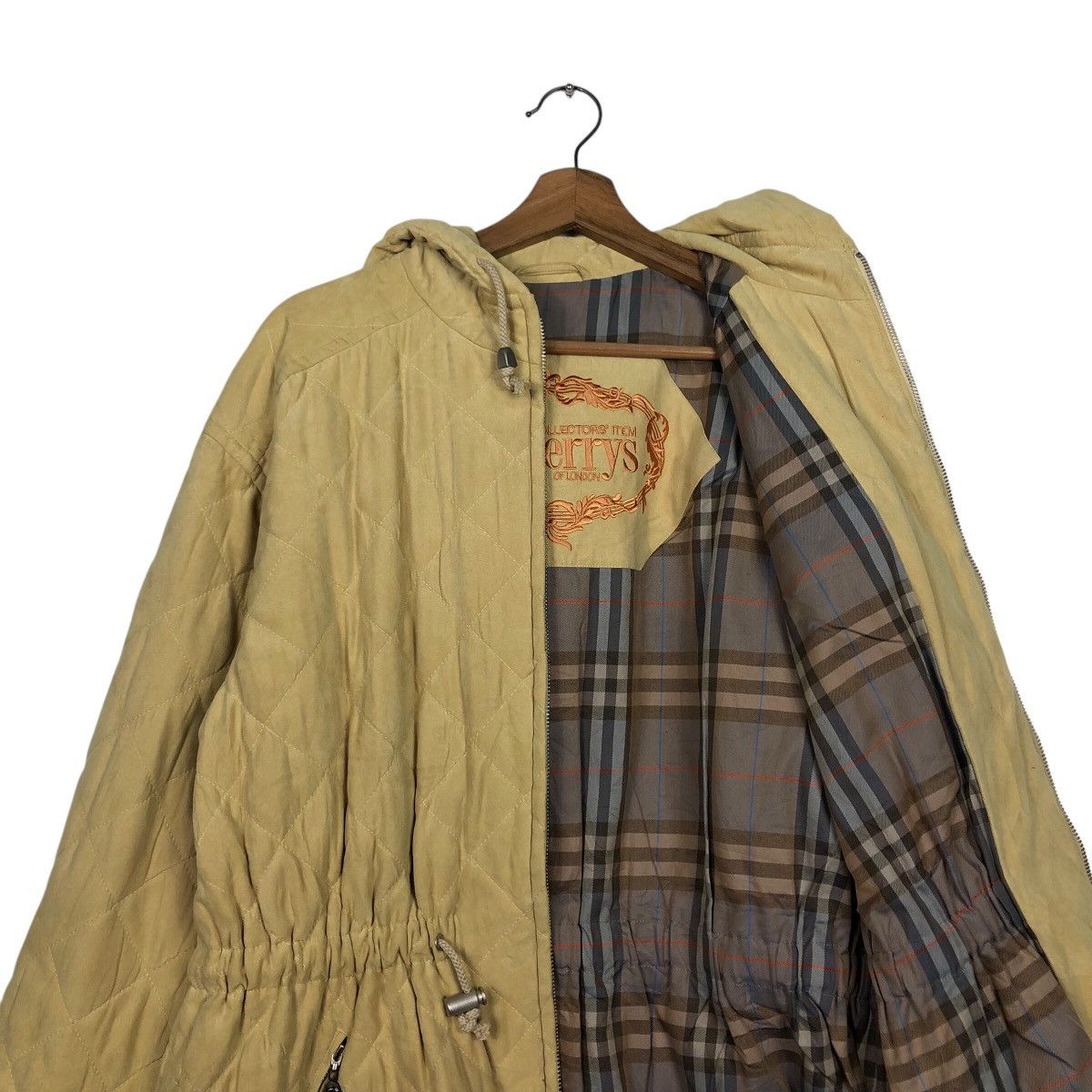 Burberry 📌Vintage Burberrys Parka Jacket Blanket Big Logo Nova Check Size M / US 6-8 / IT 42-44 - 14 Thumbnail