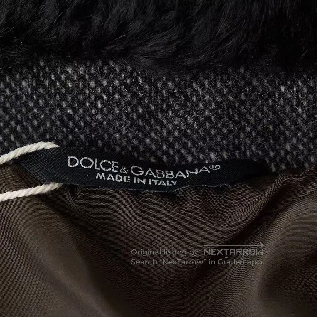 Dolce & Gabbana Dolce&Gabbana Men's Fur Collar Padded Coat. Size US M / EU 48-50 / 2 - 7 Thumbnail