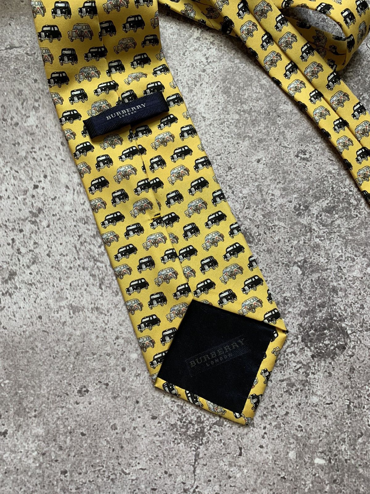 Burberry × Vintage RARE Burberry London Car Tie Size ONE SIZE - 5 Thumbnail