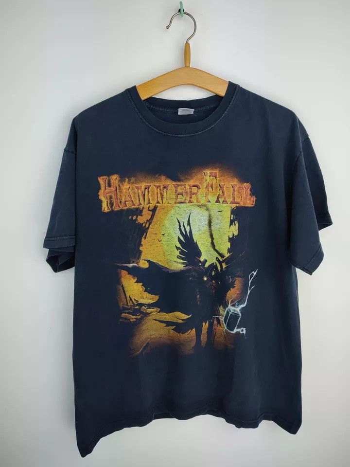 Vintage Metal Band 2000s Hammerfall vintage shirt Size XL Size US XL / EU 56 / 4 - 9 Thumbnail