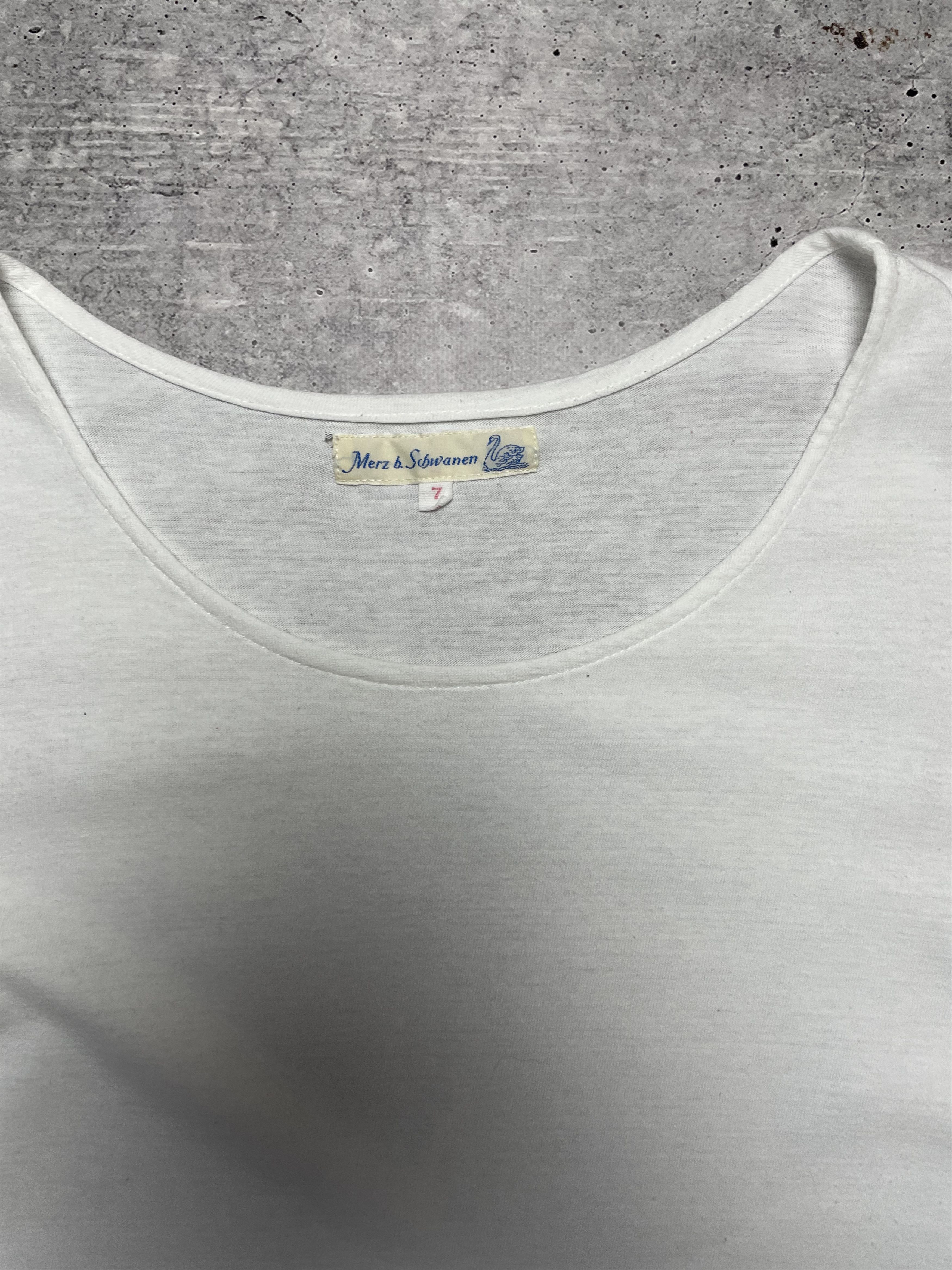 Merz B. Schwanen Merz b. Schwanen Scoop Neck Tee - Size 7 - Made in Germany Size XL / US 12-14 / IT 48-50 - 2 Thumbnail
