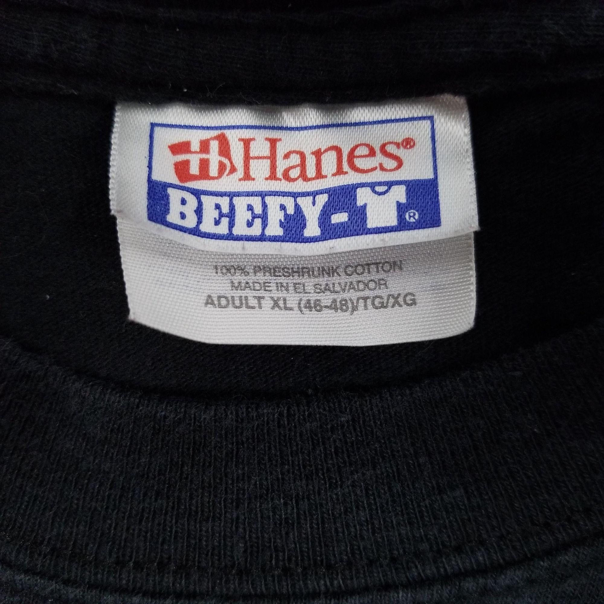 Hanes Montgomery Gentry Jim Beam Chicago Shirt XL Double Sided Size US XL / EU 56 / 4 - 7 Thumbnail