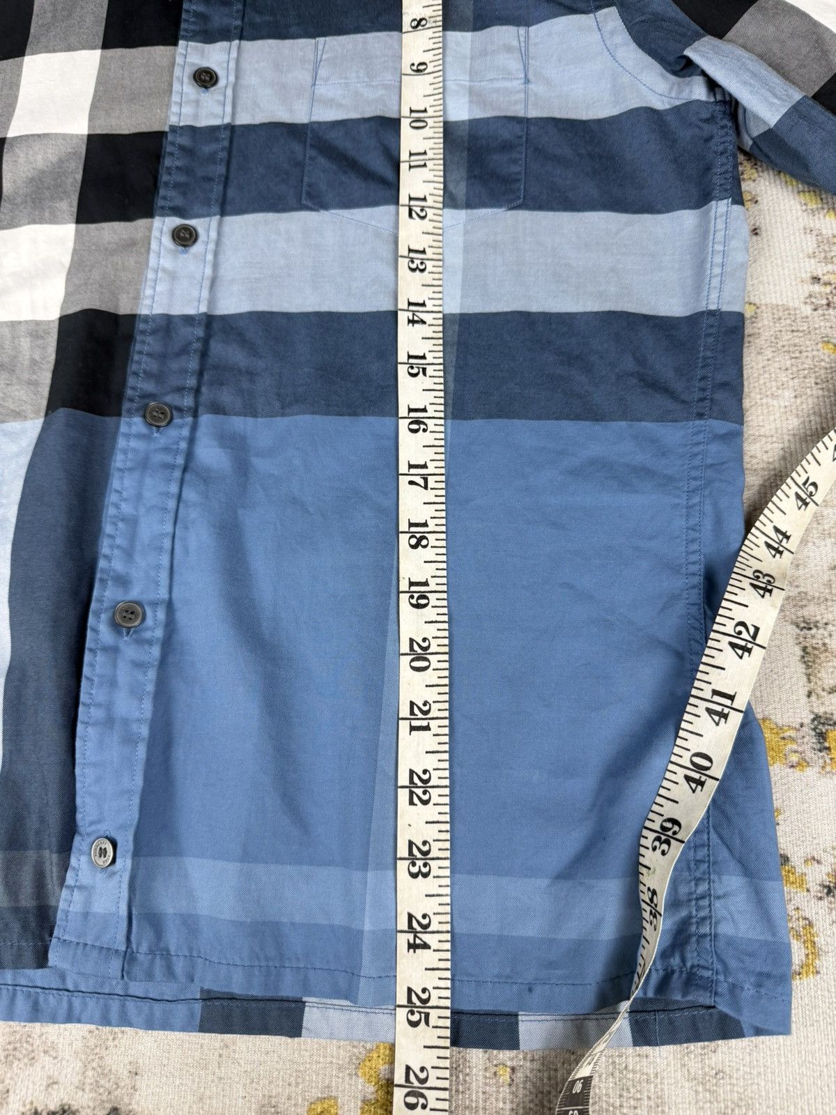 Burberry Burberry Brit Plaid Button Up Shirt Size US M / EU 48-50 / 2 - 4 Thumbnail