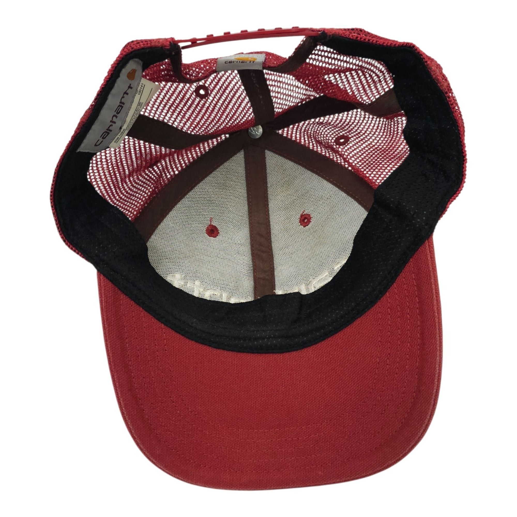 Carhartt Carhartt Canvas Mesh Back Logo Graphic Cap Hat Snapback Size ONE SIZE - 5 Thumbnail