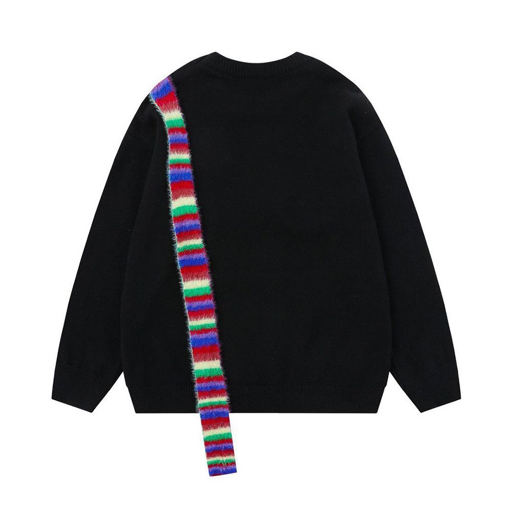Vintage Men's loose casual puppy embroidered patchwork sweater Size US M / EU 48-50 / 2 - 2 Thumbnail