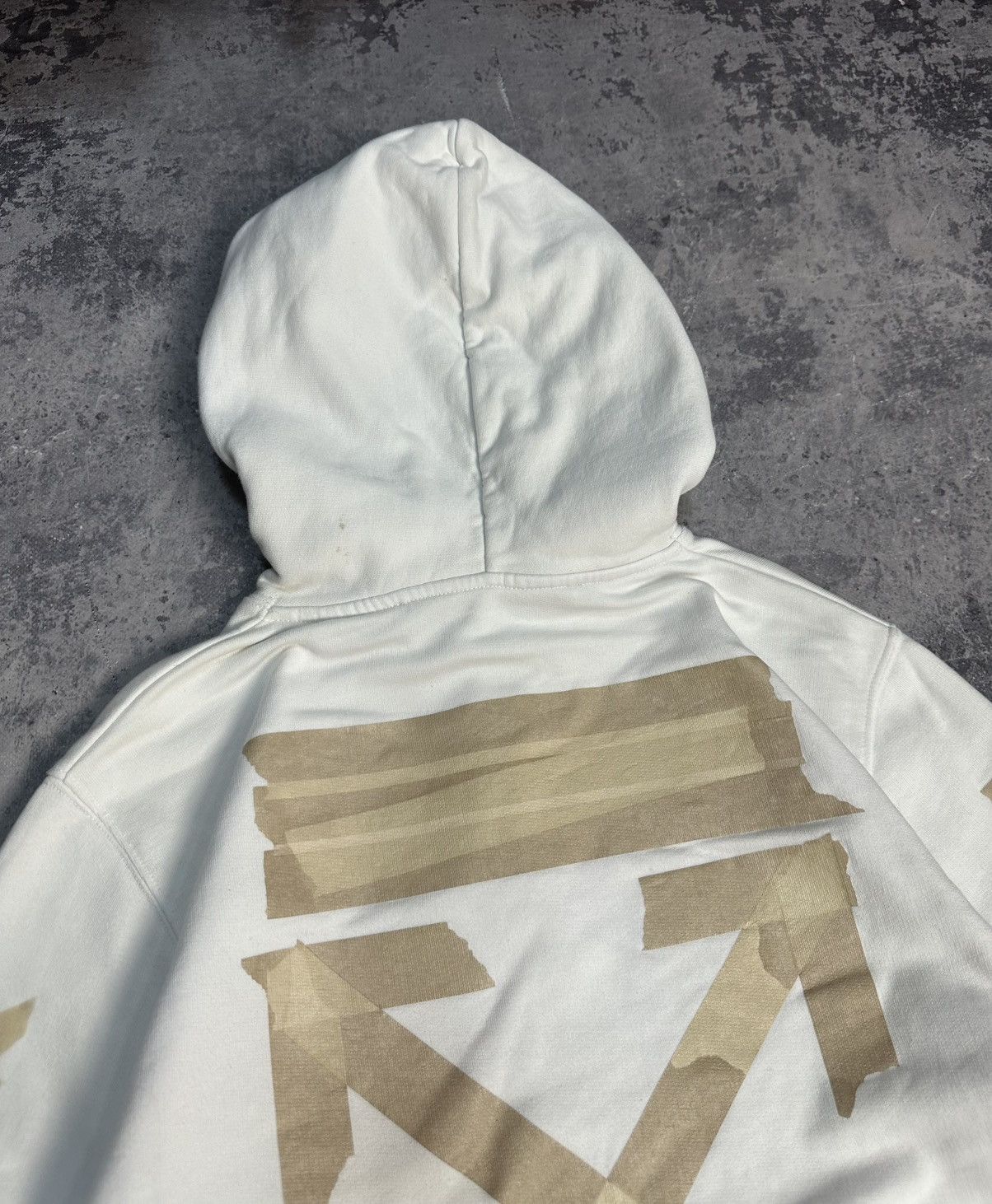 Off-White OFF-WHITE Tape Arrows Hoodie Size US S / EU 44-46 / 1 - 14 Thumbnail