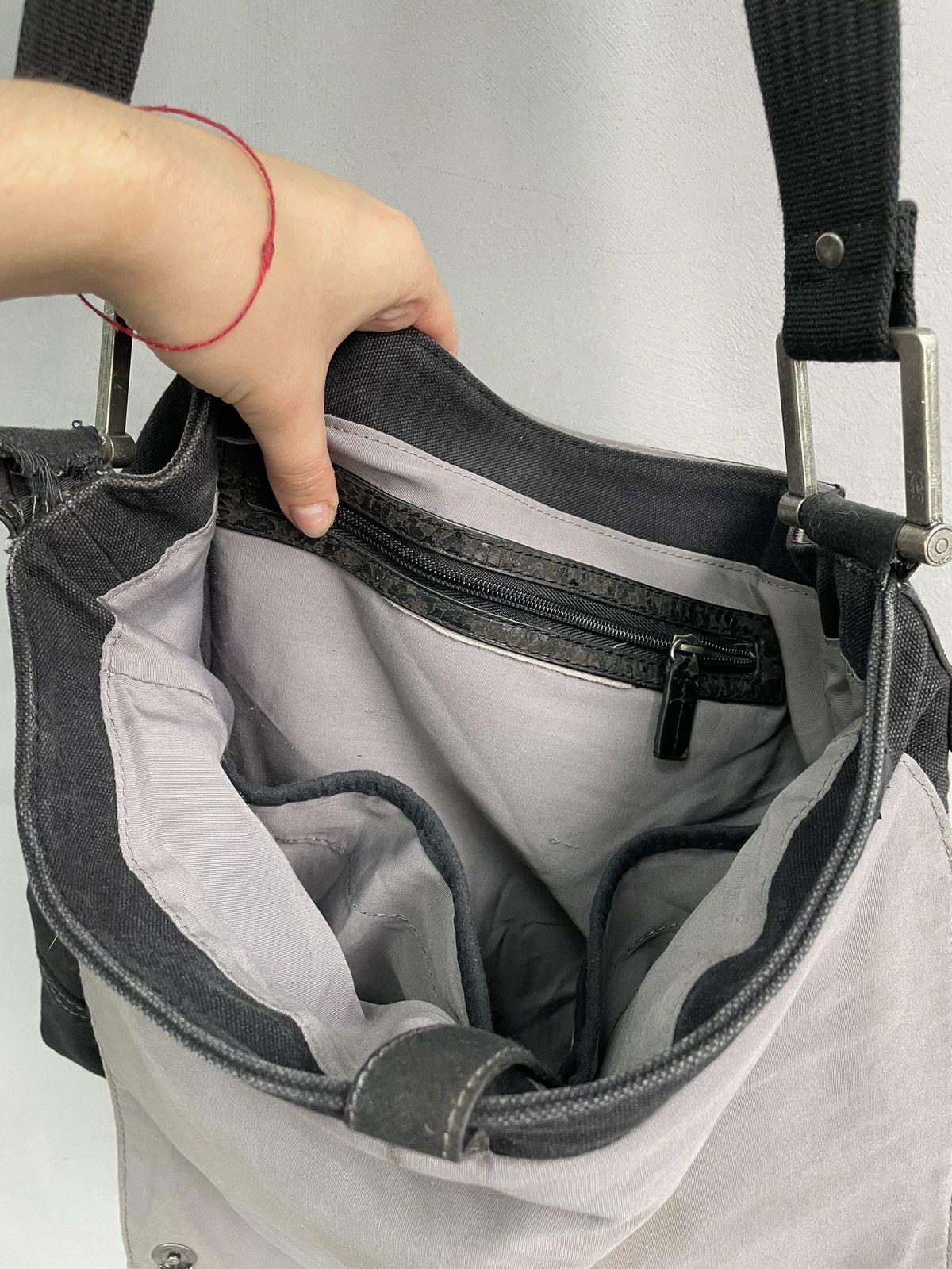 Esprit Vintage Diesel style y2k canvas messenger bag y2k Size ONE SIZE - 11 Thumbnail